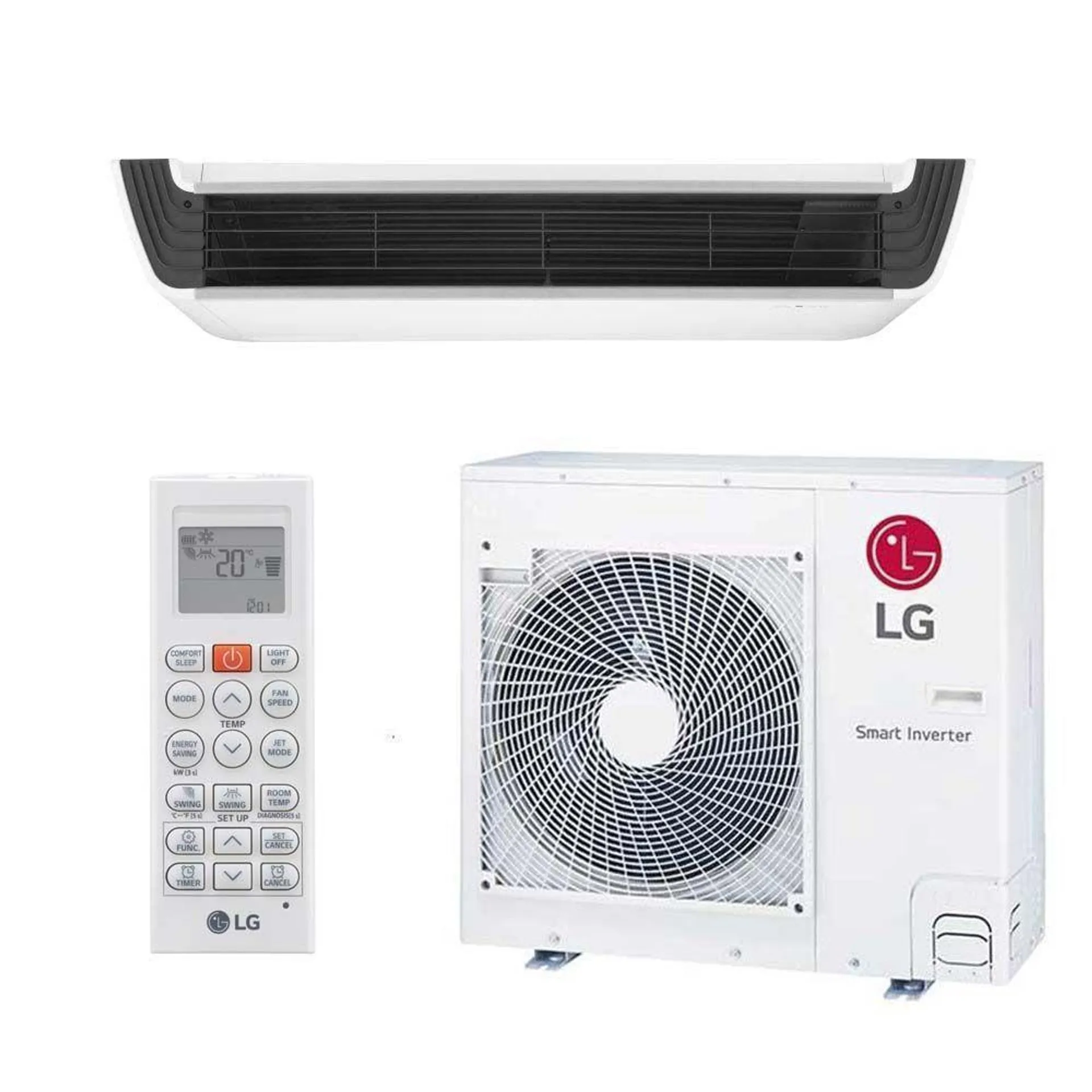 Ar Condicionado Split Teto Inverter LG 36000 BTUs Quente Frio 220V AV-W36GM1P1 - 220v