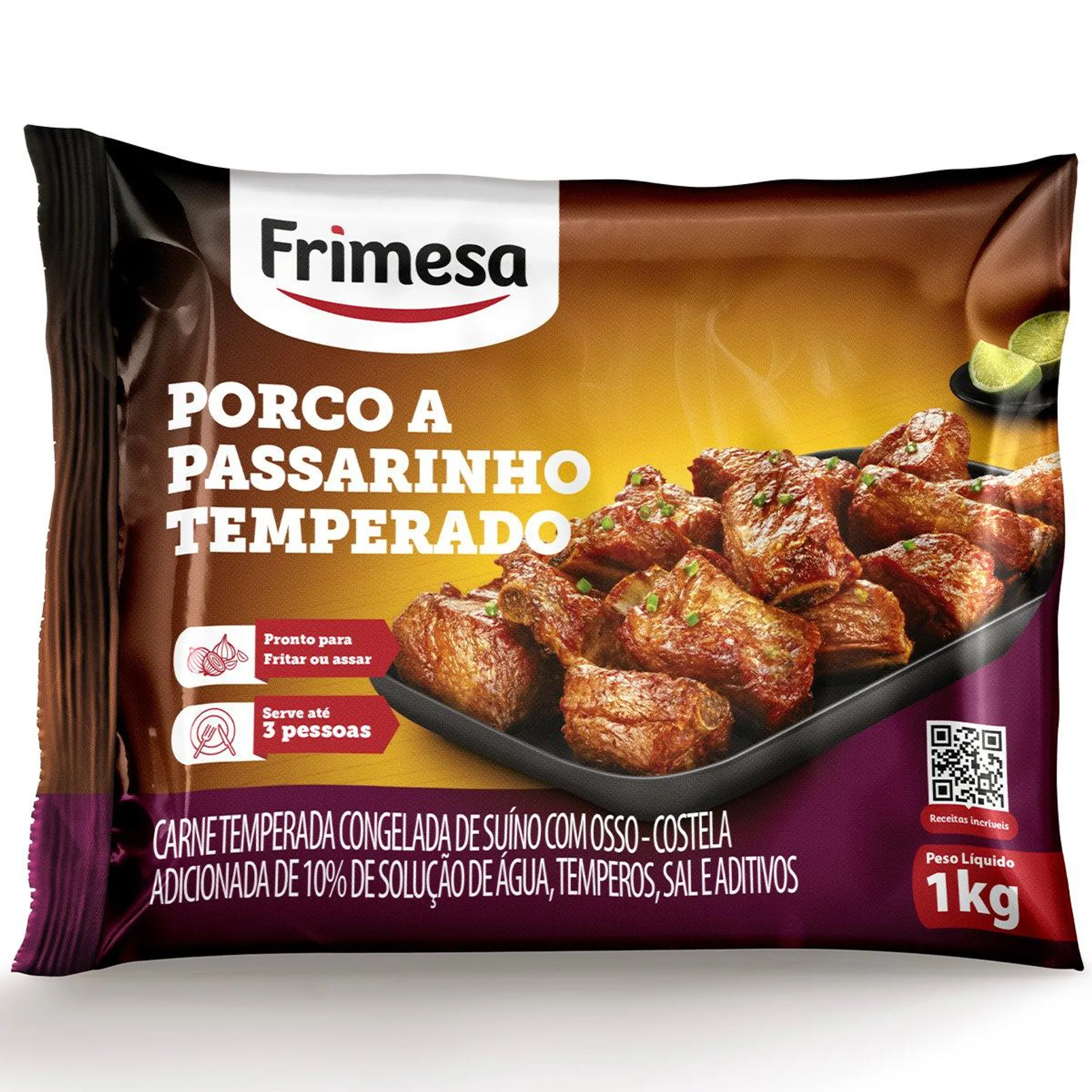 Porco A Passarinho Frimesa Temperada 1kg