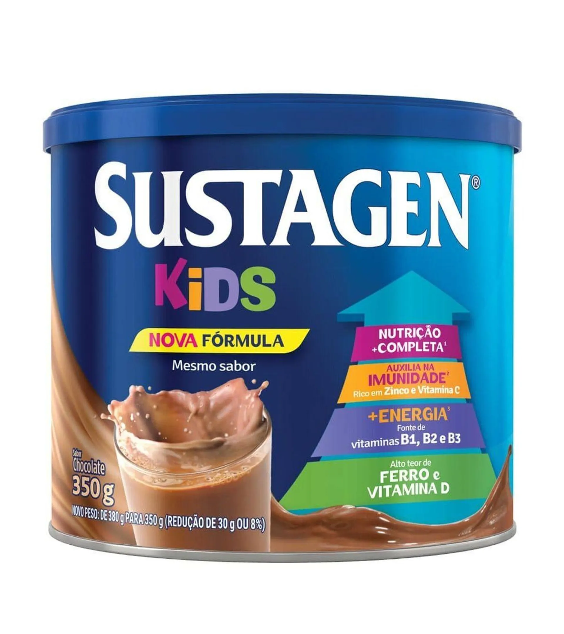 Complemento Alimentar Sustagen Kids Sabor Chocolate - Lata 350g