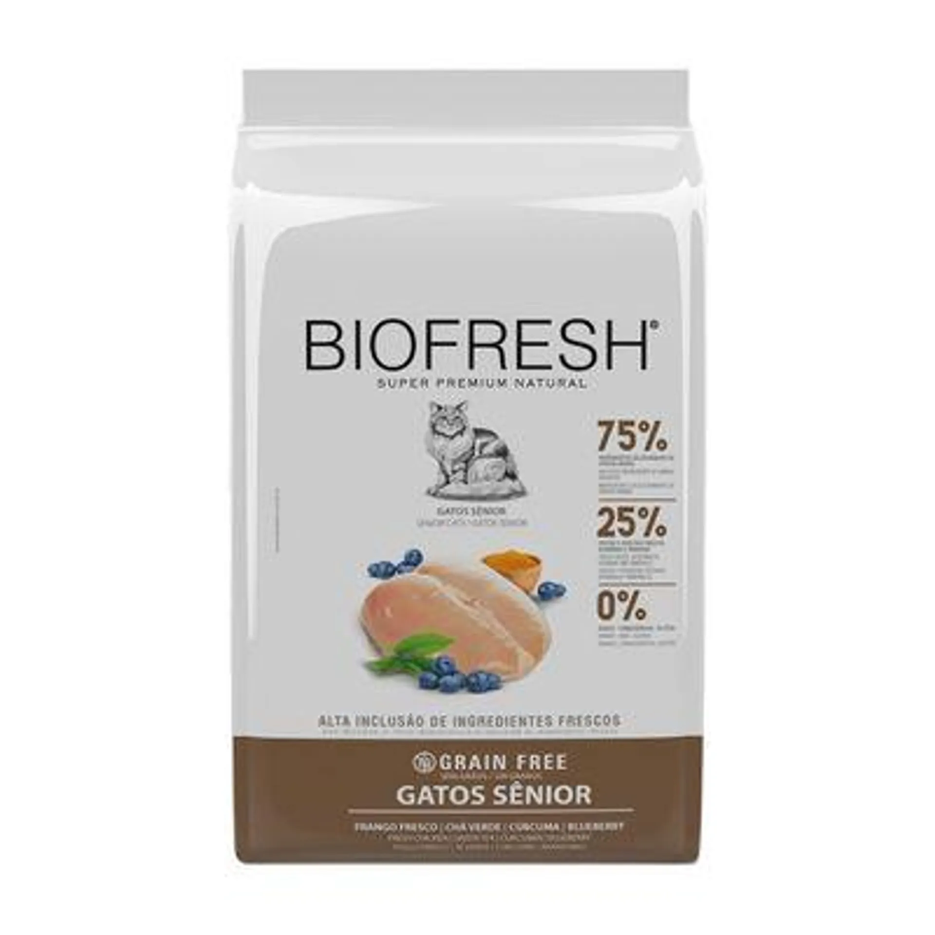 Ração Biofresh Gatos Sênior Frango 1,5 kg