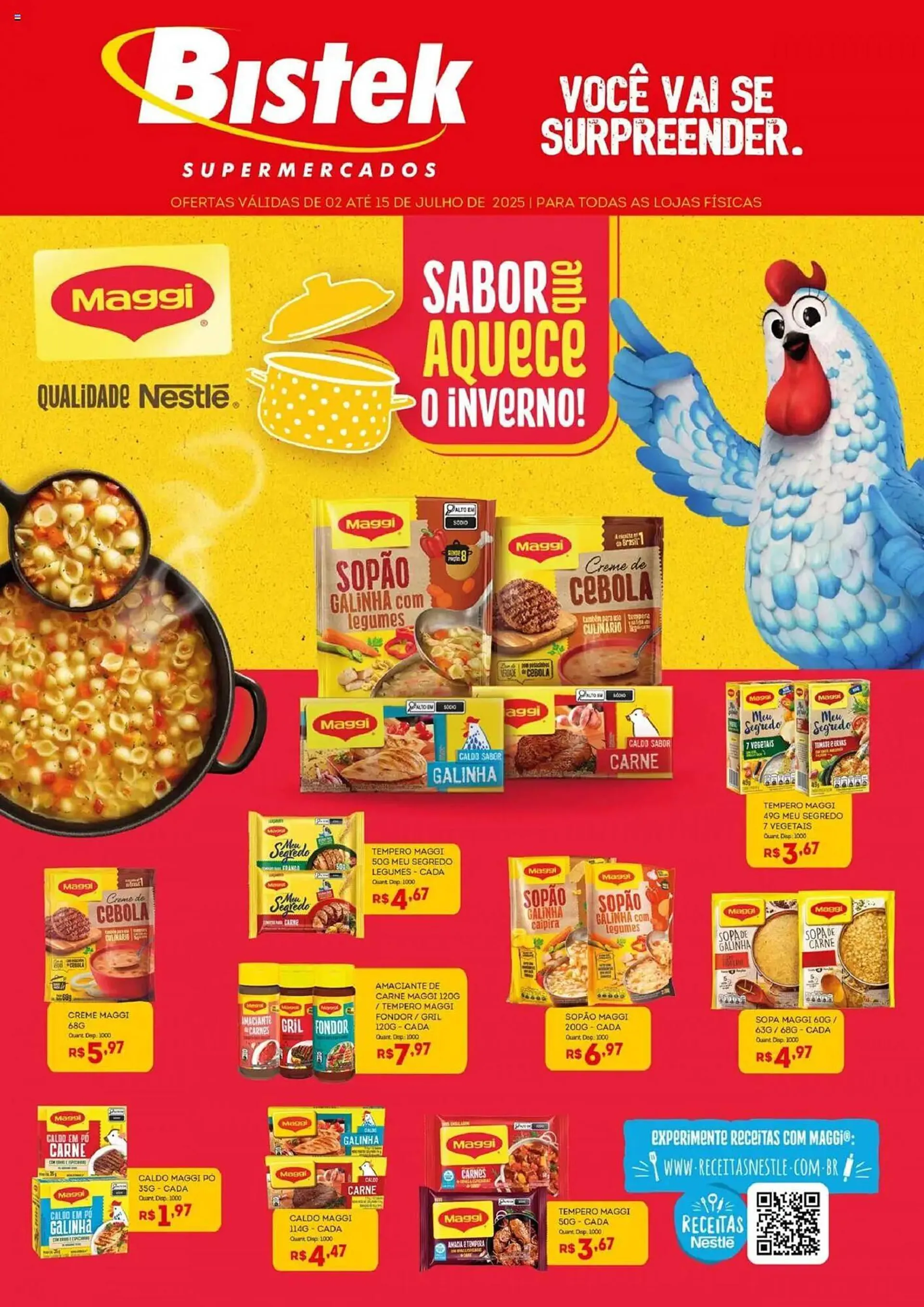 Encarte de Catálogo Bistek Supermercados 2 de julho até 15 de julho 2025 - Pagina 1
