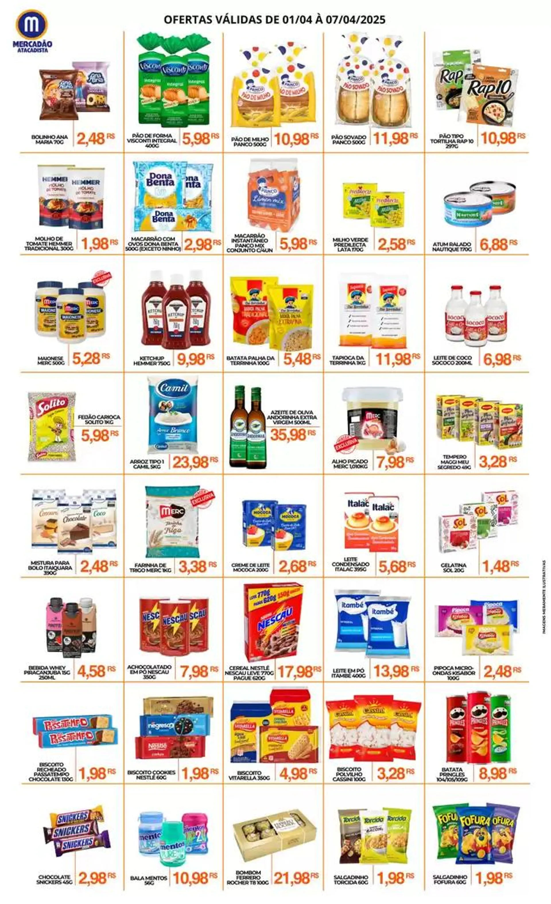 Encarte de Folheto Ofertas Mercadão Atacadista 1 de abril até 5 de abril 2025 - Pagina 2