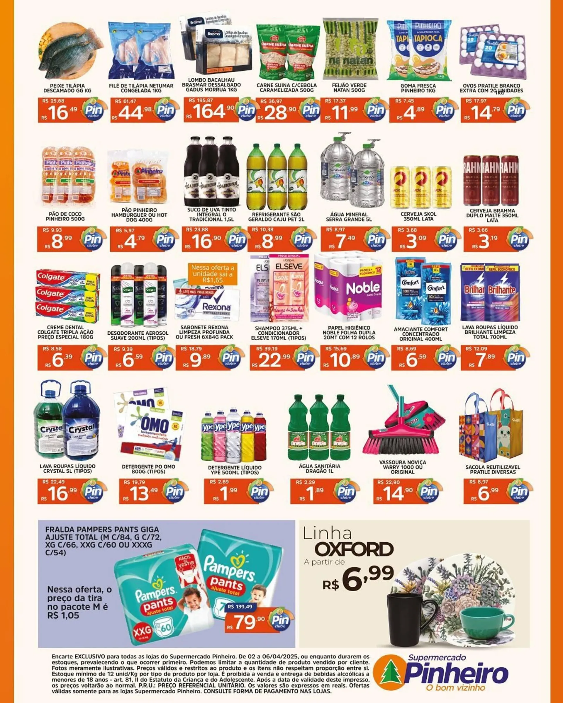 Encarte de Catálogo Pinheiro Supermercado 2 de abril até 6 de abril 2025 - Pagina 3