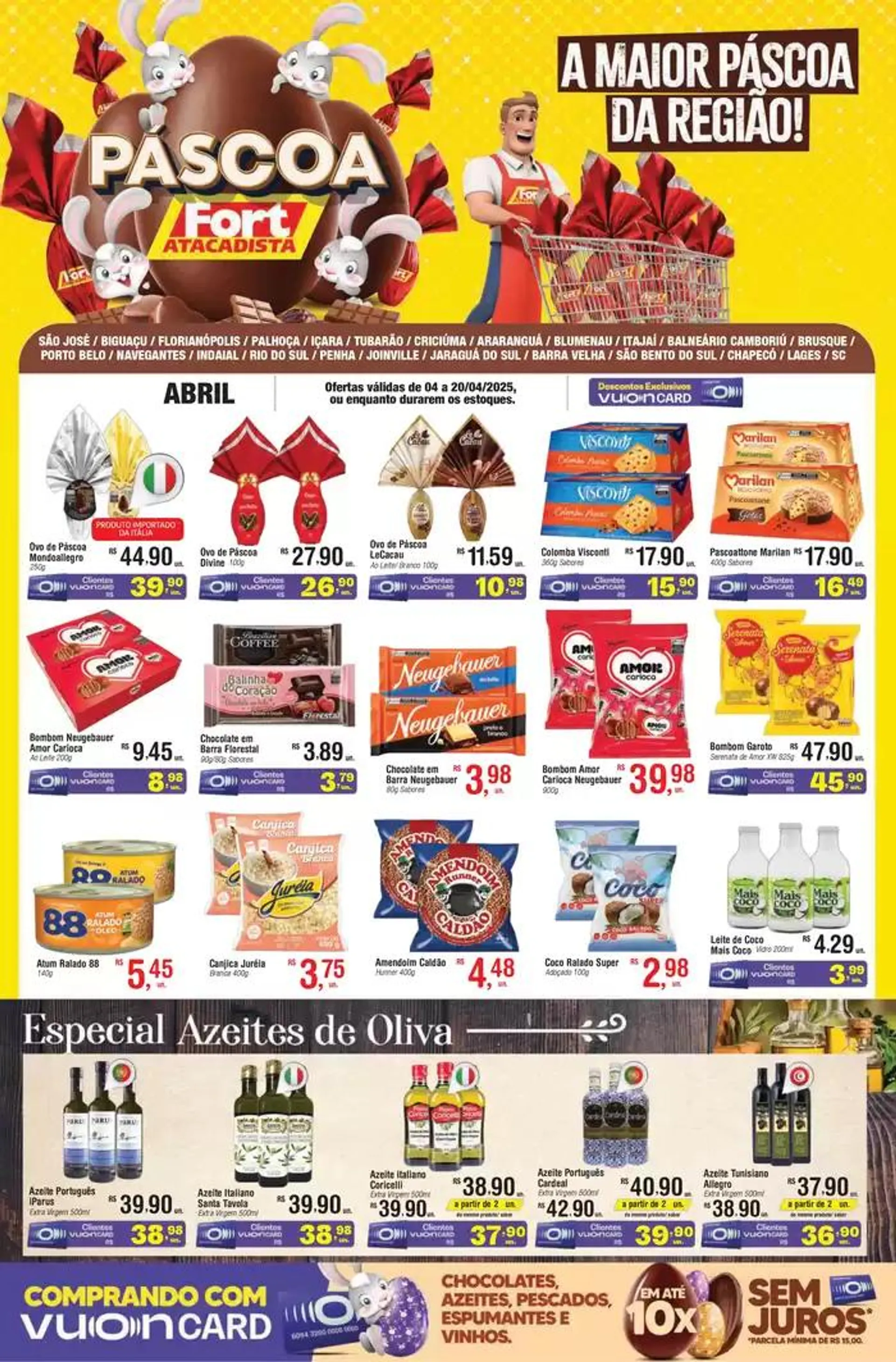 Encarte de SC FORT Lamina Pescados + Pascoa 04 a 20 04 25 4 de abril até 20 de abril 2025 - Pagina 1