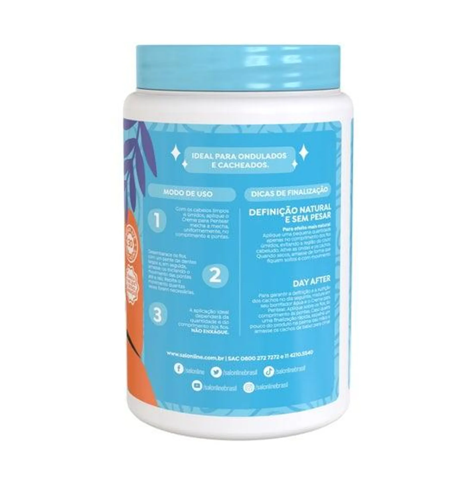 Creme De Pentear Salon Line Definição Natural 1kg