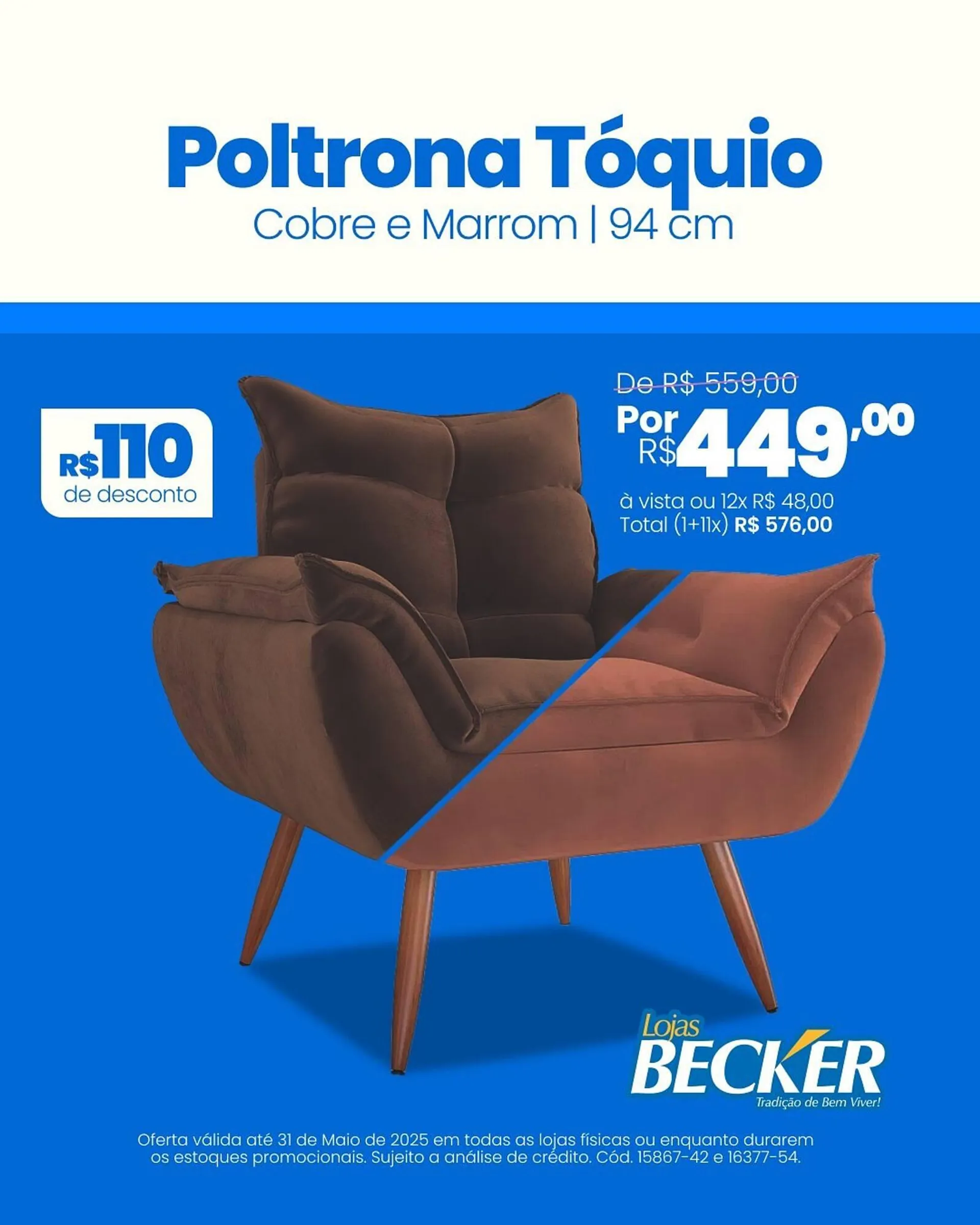 Encarte de Catálogo Lojas Becker 21 de maio até 31 de maio 2025 - Pagina 1