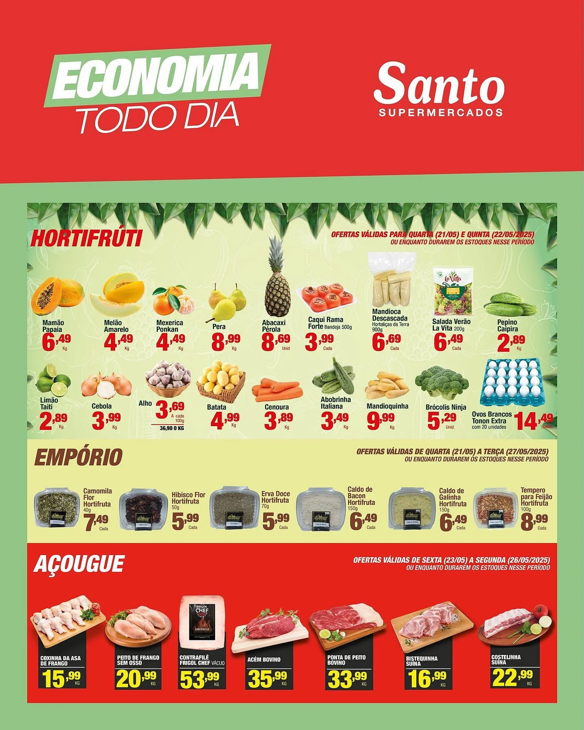 Encarte de Catálogo Santo Supermercados 21 de maio até 25 de maio 2025 - Pagina 4
