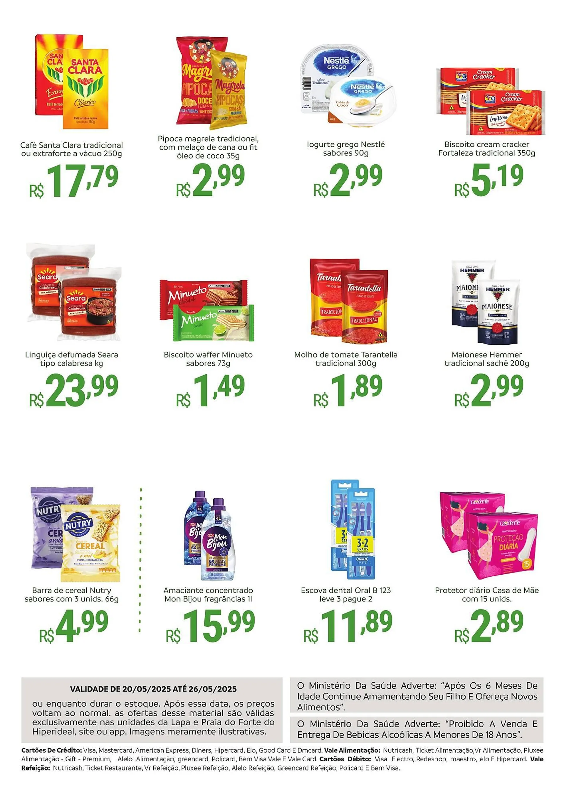 Encarte de Catálogo Hiperideal Supermercados 20 de maio até 26 de maio 2025 - Pagina 2