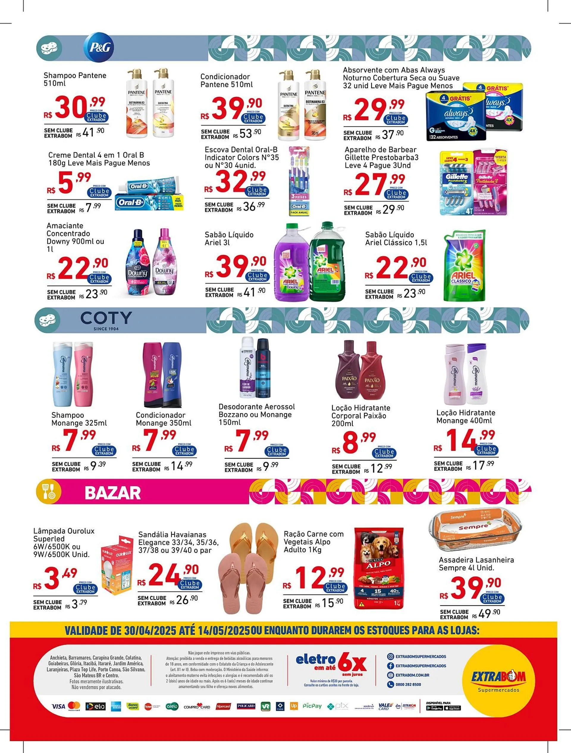 Encarte de Catálogo Extrabom Supermercados 7 de maio até 15 de maio 2025 - Pagina 8