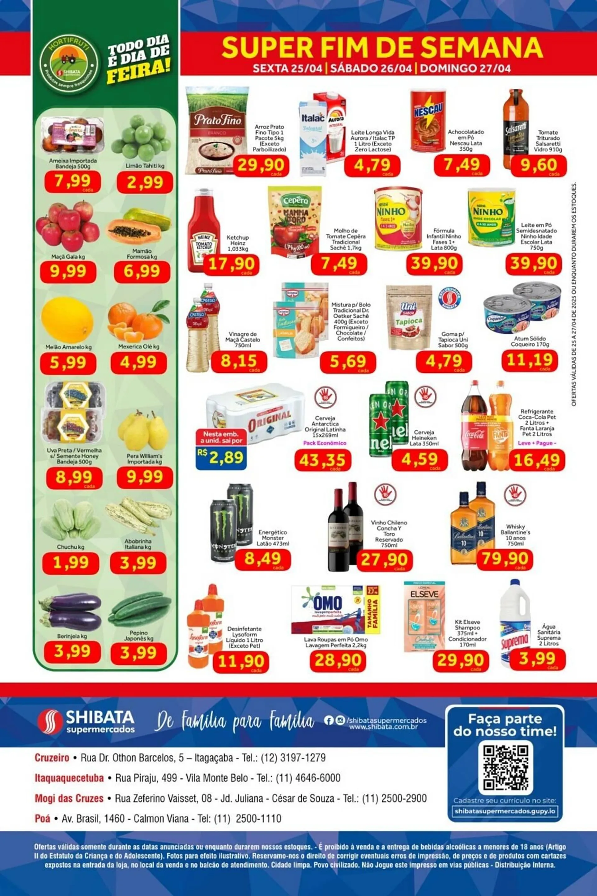 Encarte de Catálogo Shibata Supermercados 24 de abril até 27 de abril 2025 - Pagina 2