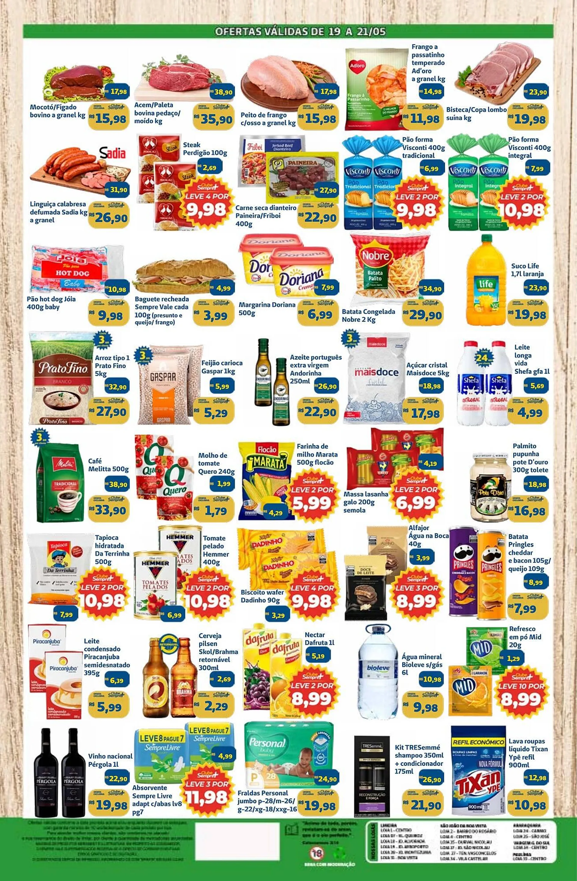 Encarte de Catálogo Sempre Vale Supermercados 19 de maio até 21 de maio 2025 - Pagina 2