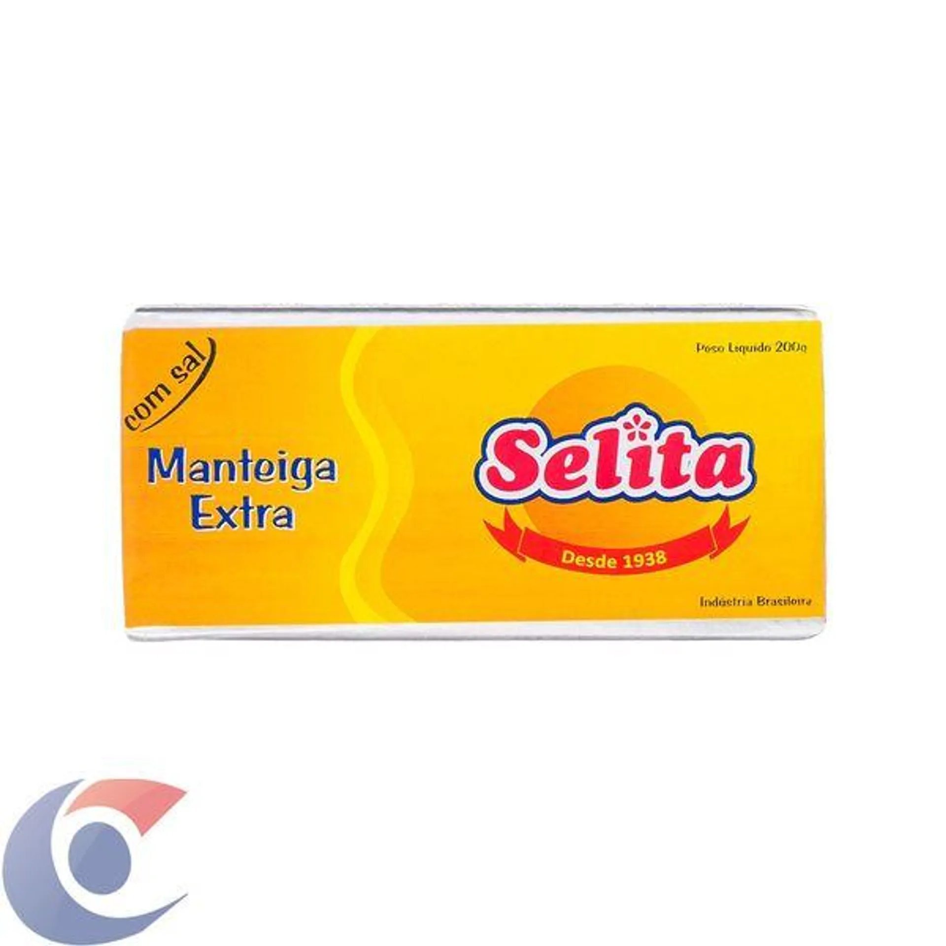 Manteiga Selita Com Sal Tablete 200g