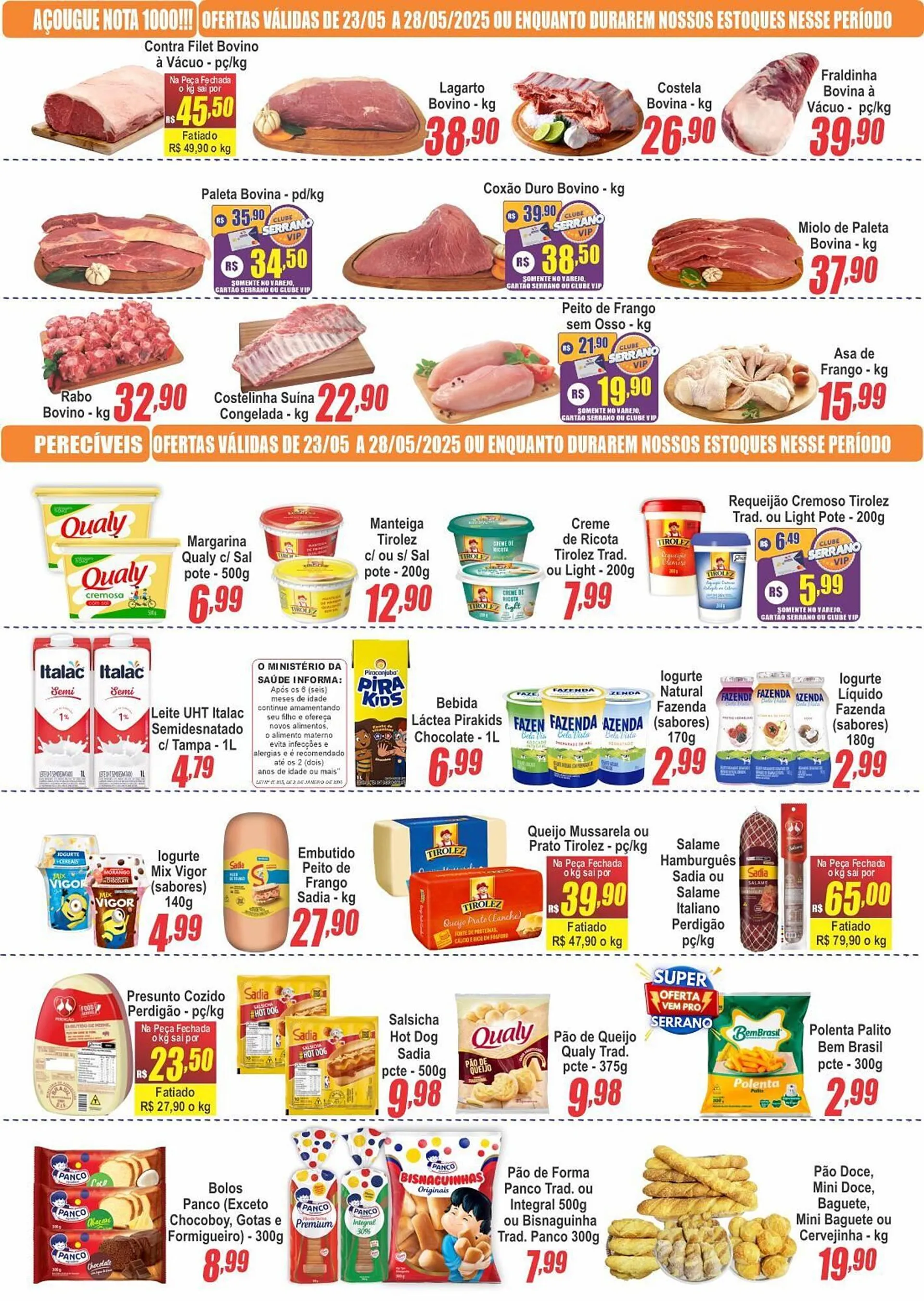 Encarte de Catálogo Serrano Supermercado 20 de maio até 28 de maio 2025 - Pagina 3