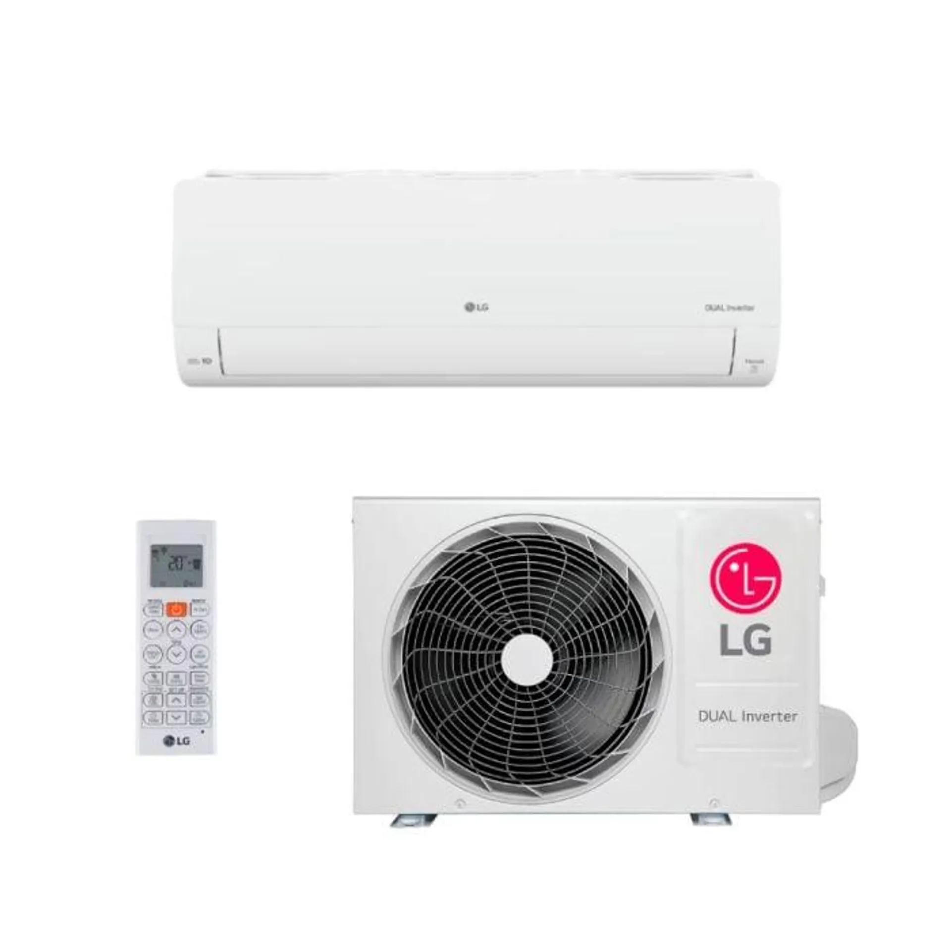 Ar Condicionado Split Dual Inverter Hi Wall LG Voice+AI 18000 BTUs Quente/Frio S3-W18KL31A.EB2GAM1 - 220V