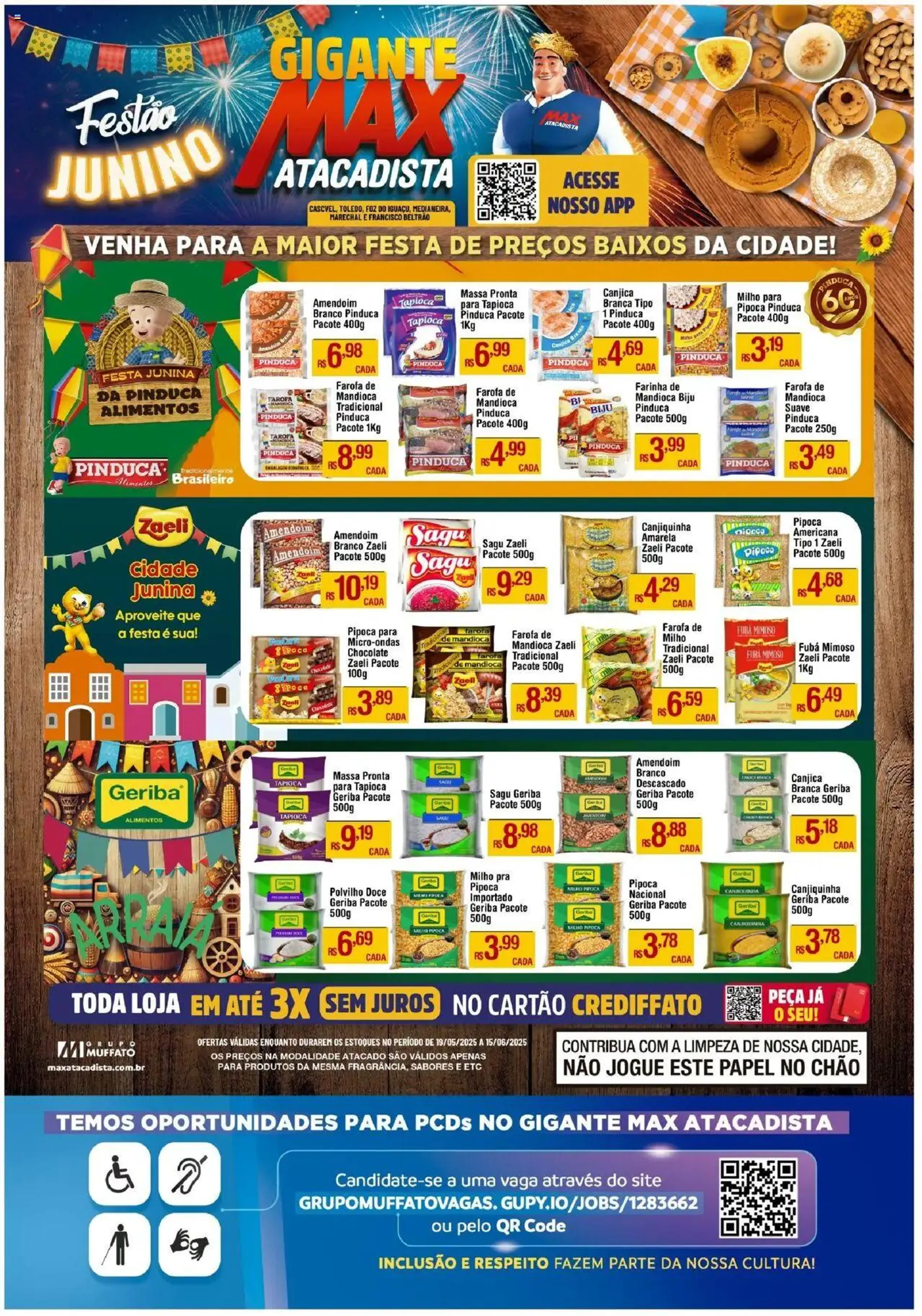 Encarte de Max Atacadista - Ofertas Festao Junino 19 de maio até 15 de junho 2025 - Pagina 1