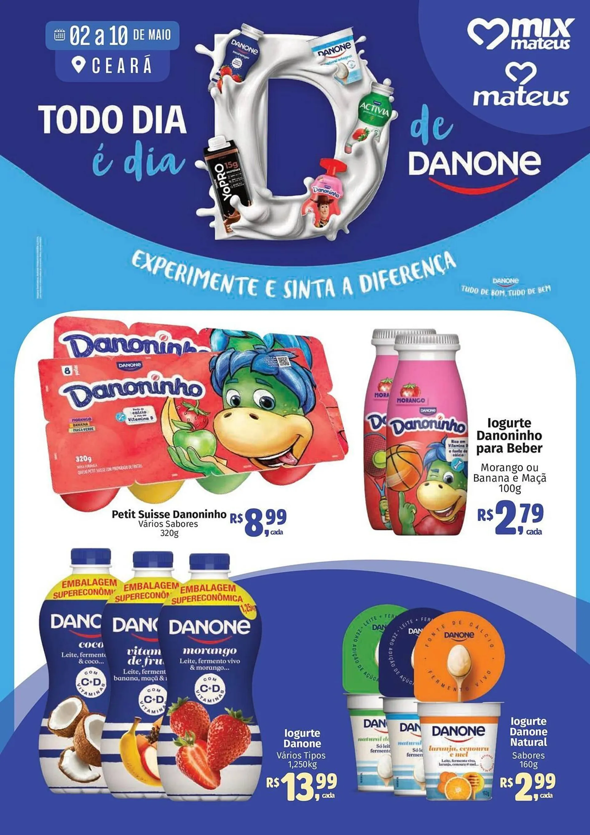 Encarte de Catálogo Supermercados Mateus 2 de maio até 10 de maio 2025 - Pagina 1