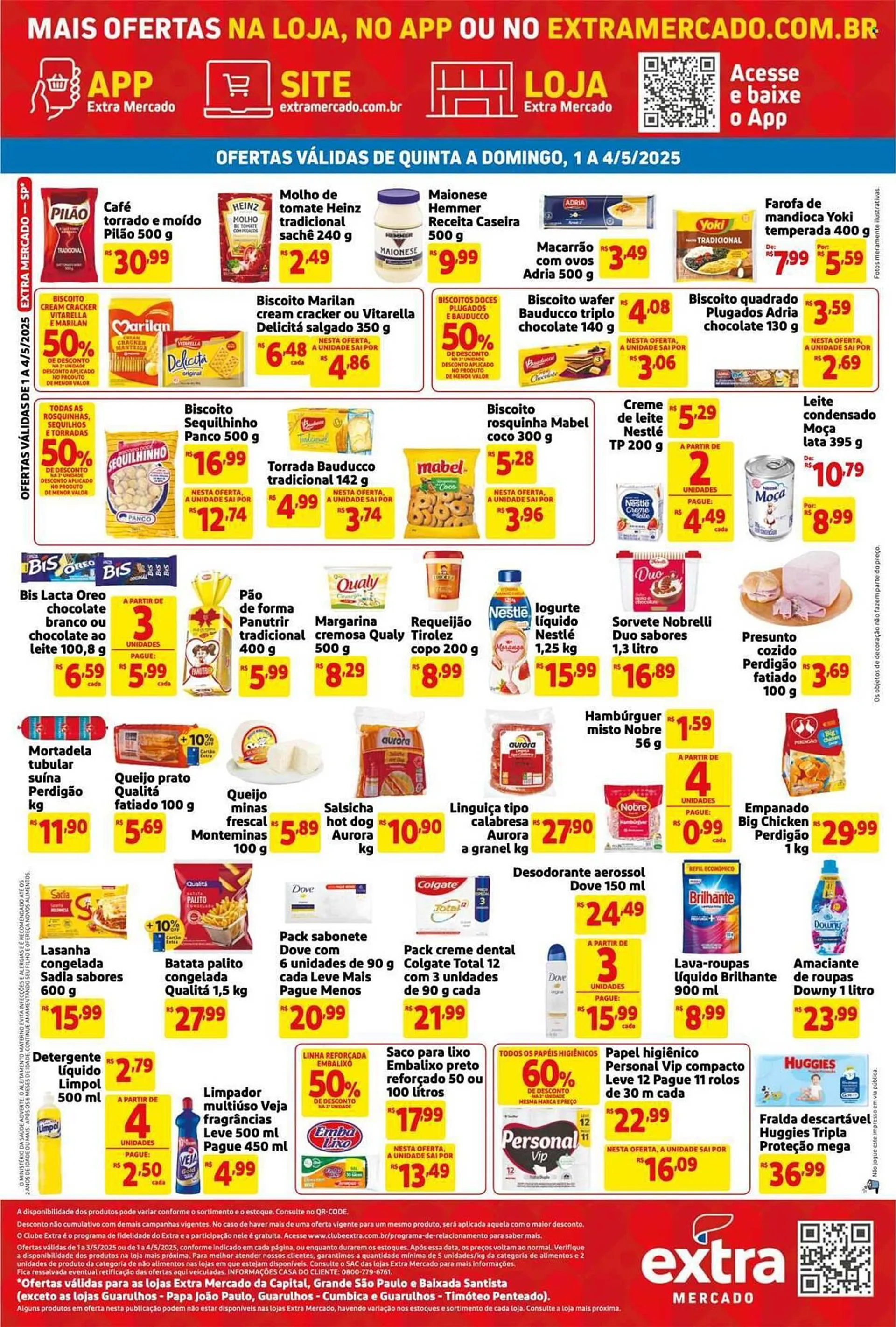 Encarte de Catálogo Mercado Extra 1 de maio até 4 de maio 2025 - Pagina 2