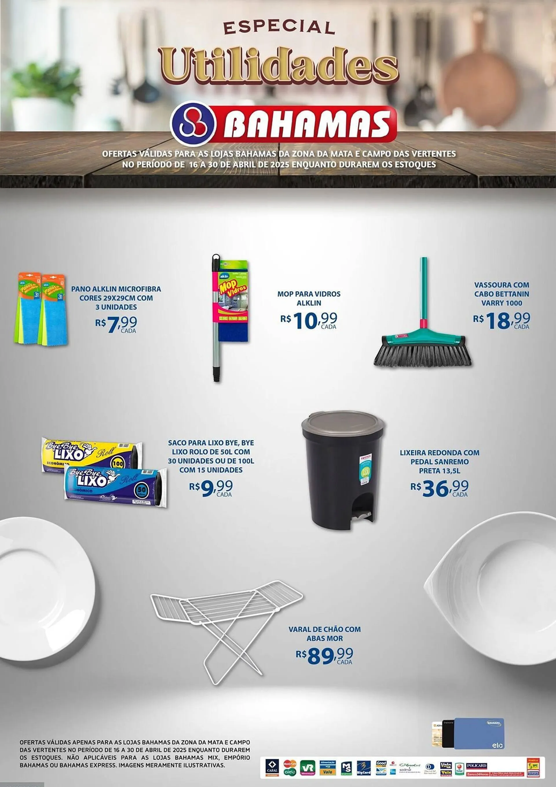 Encarte de Catálogo Bahamas Supermercados 17 de abril até 30 de abril 2025 - Pagina 2