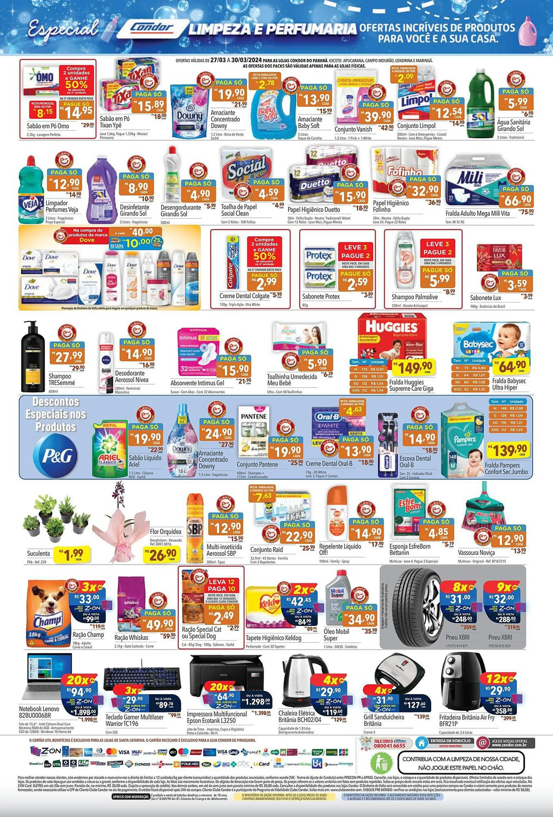 Encarte de Catálogo Supermercados Condor 27 de março até 30 de março 2024 - Pagina 4