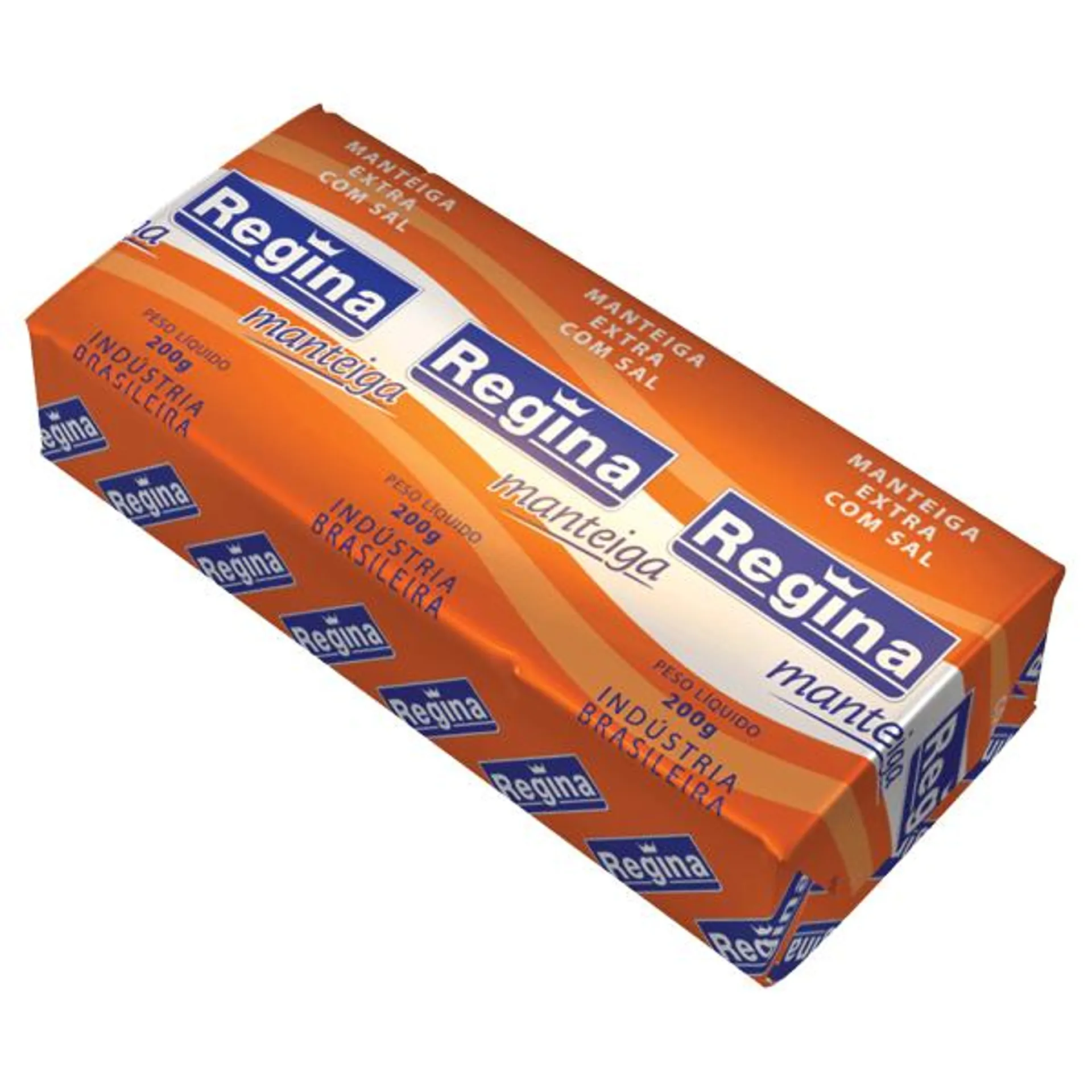 Manteiga Regina Extra com Sal 200g (Tablete)
