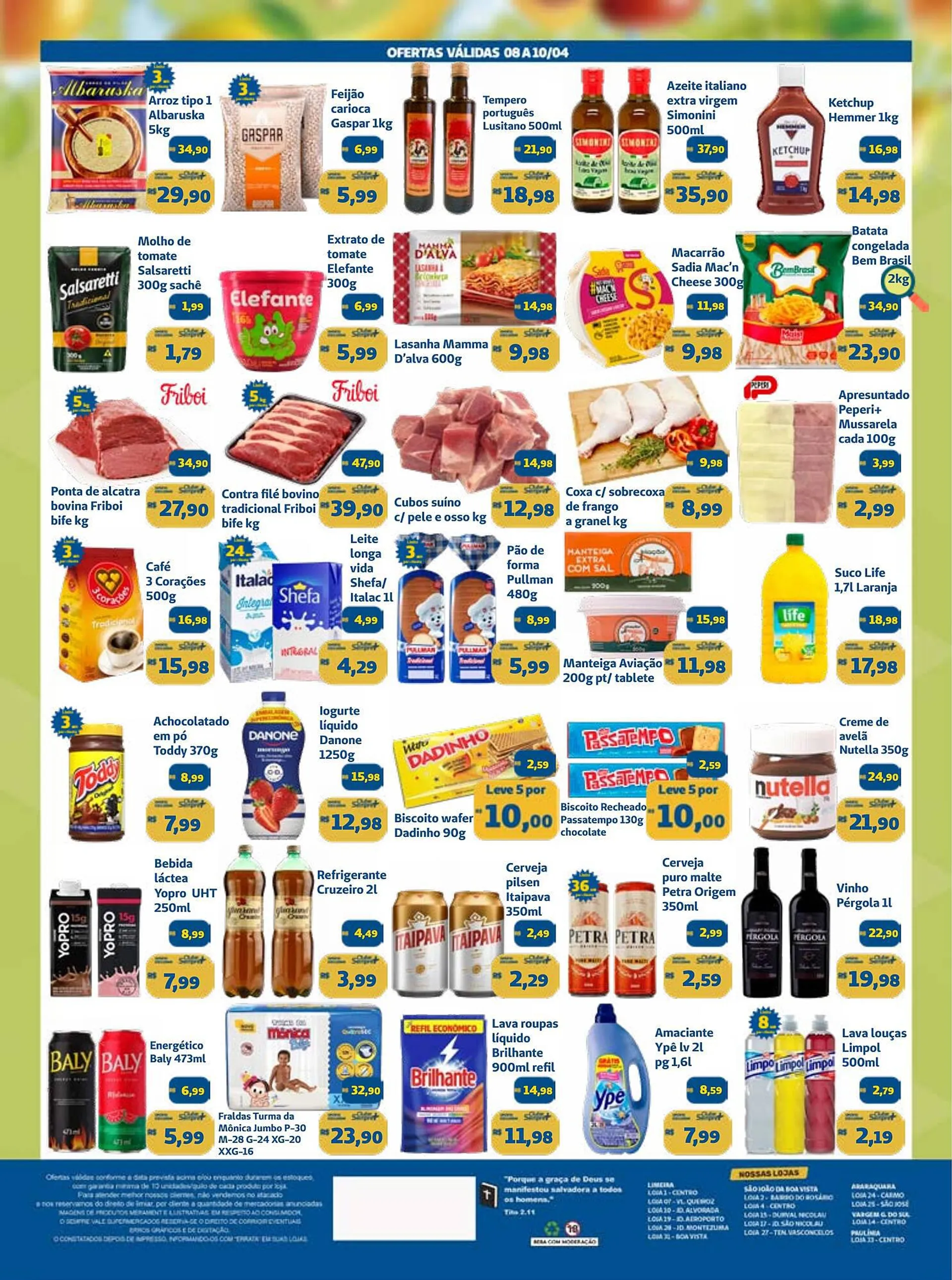 Encarte de Catálogo Sempre Vale Supermercados 8 de abril até 10 de abril 2024 - Pagina 2