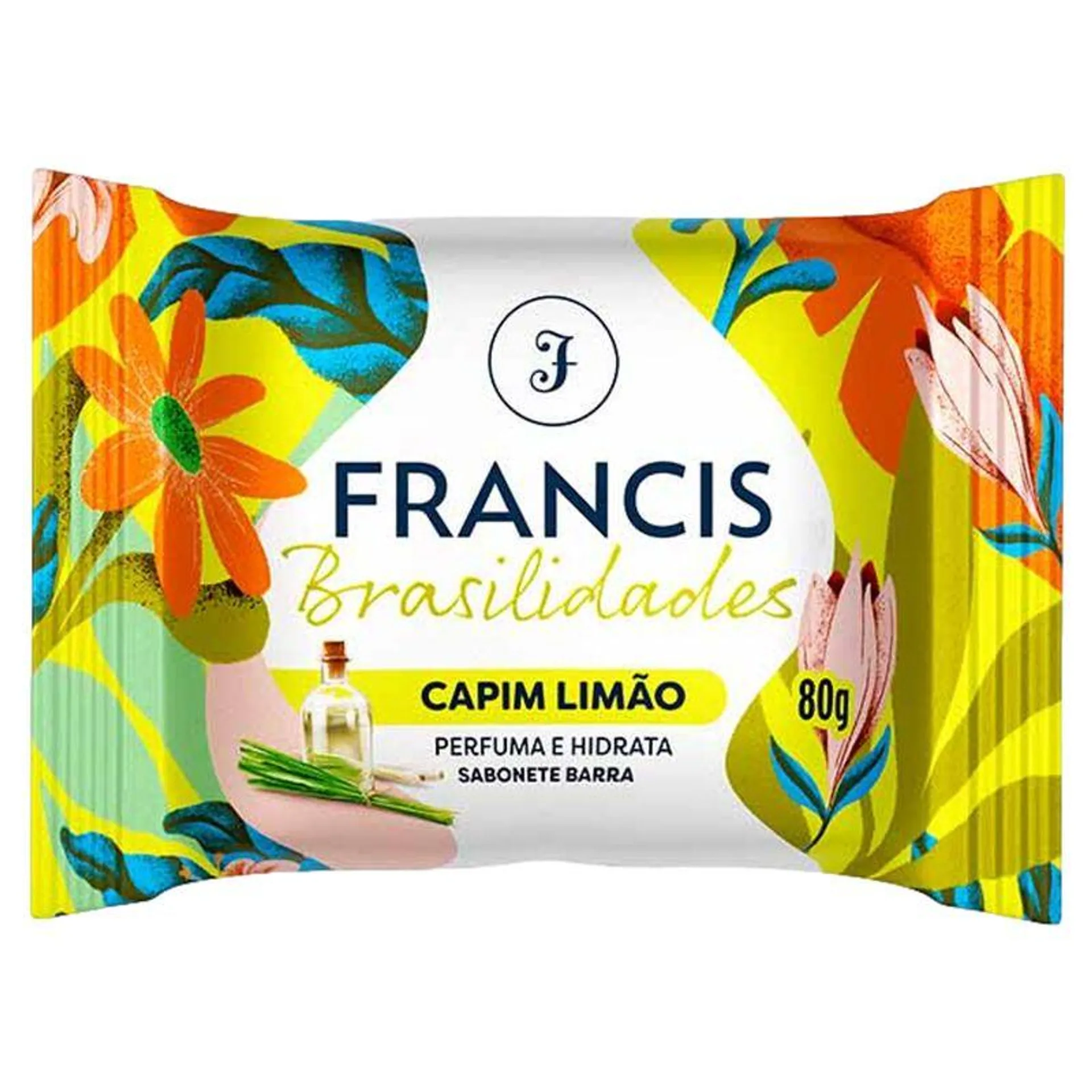 Sabonete Francis Brasilidades Capim Limao 80g