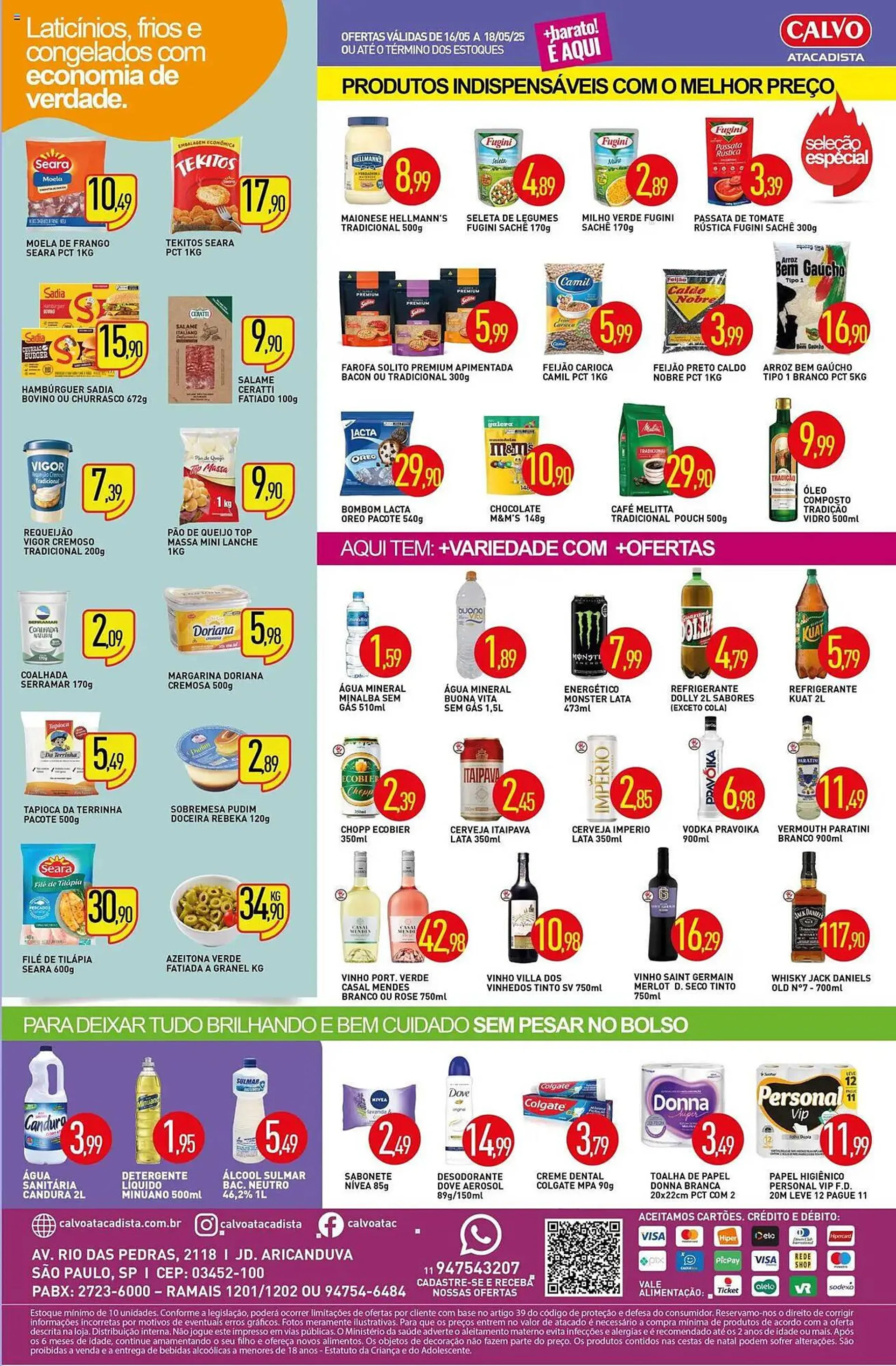Encarte de Catálogo Calvo Atacadista 16 de maio até 18 de maio 2025 - Pagina 2