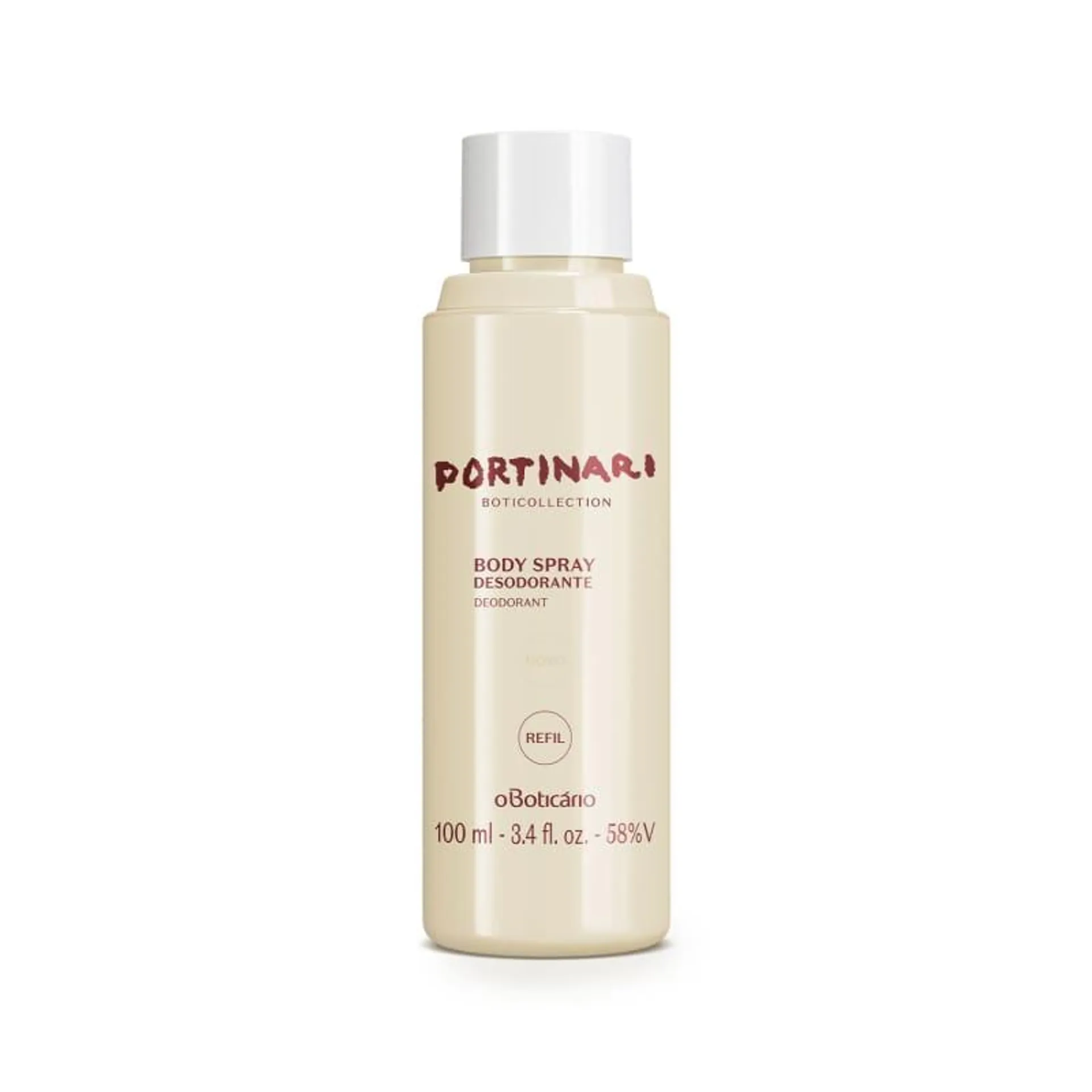 Refil Desodorante Body Spray Boticollection Portinari 100ml