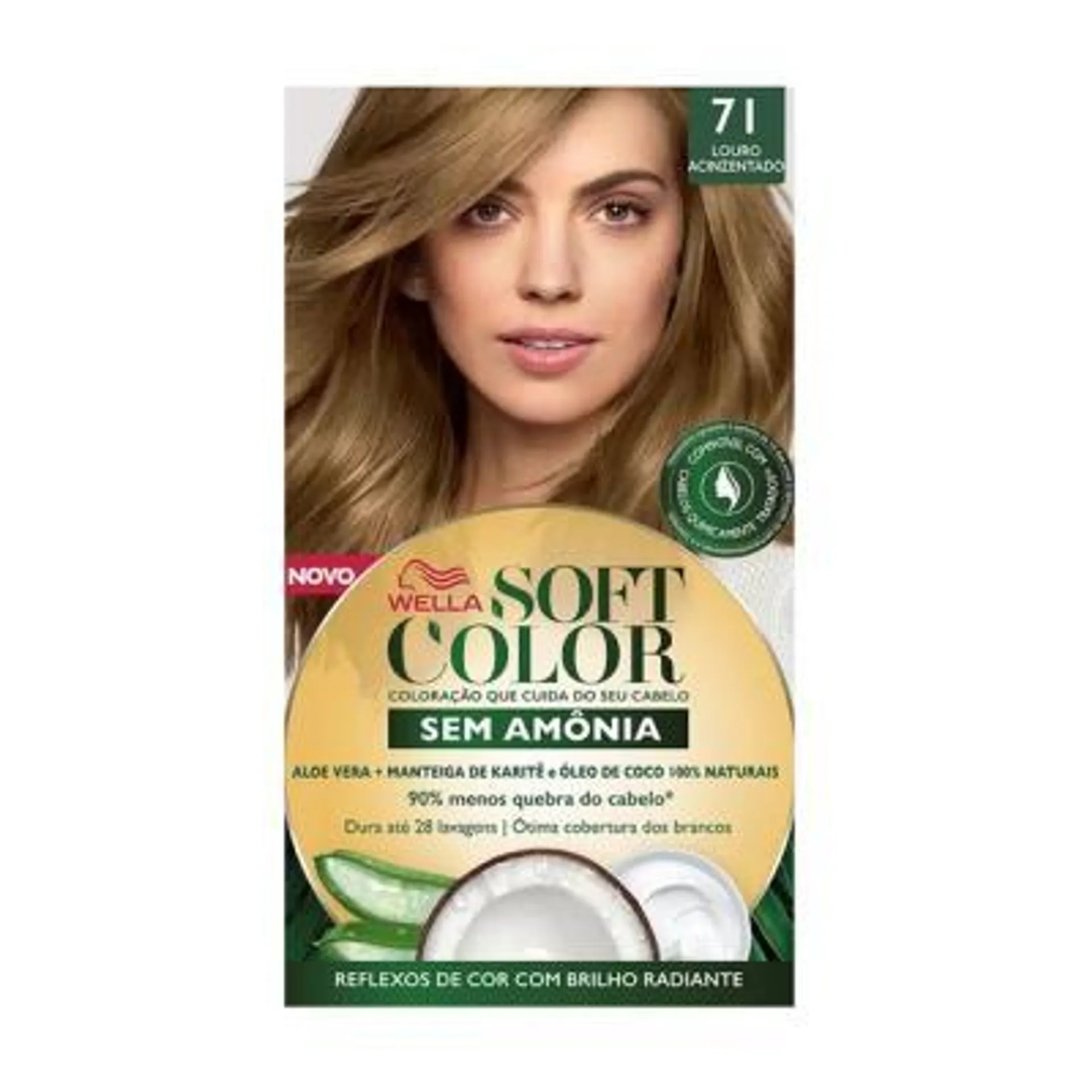 Tintura Soft Color N.71 Louro Acinzentado