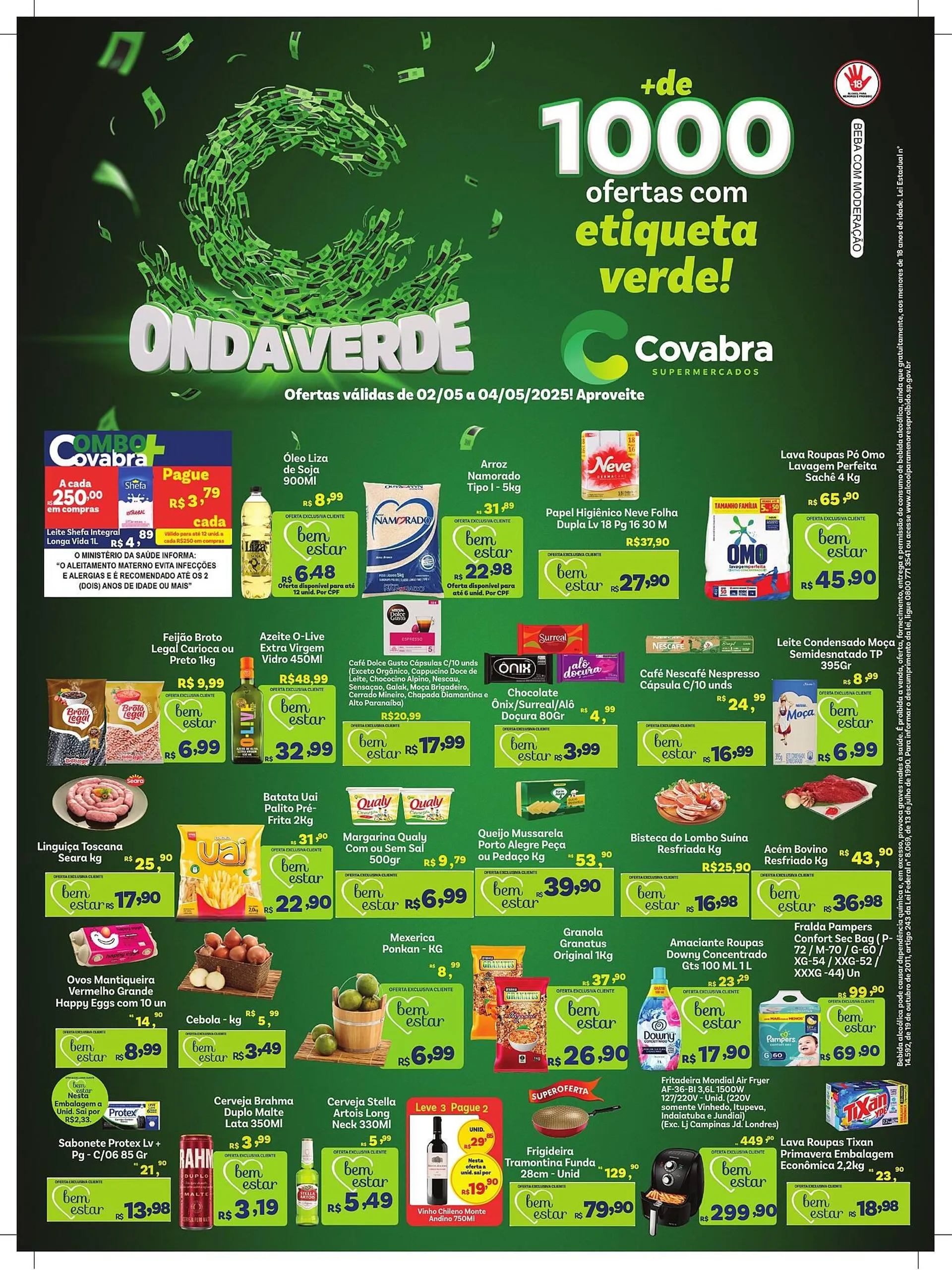 Encarte de Catálogo Covabra Supermercados 2 de maio até 4 de maio 2025 - Pagina 1