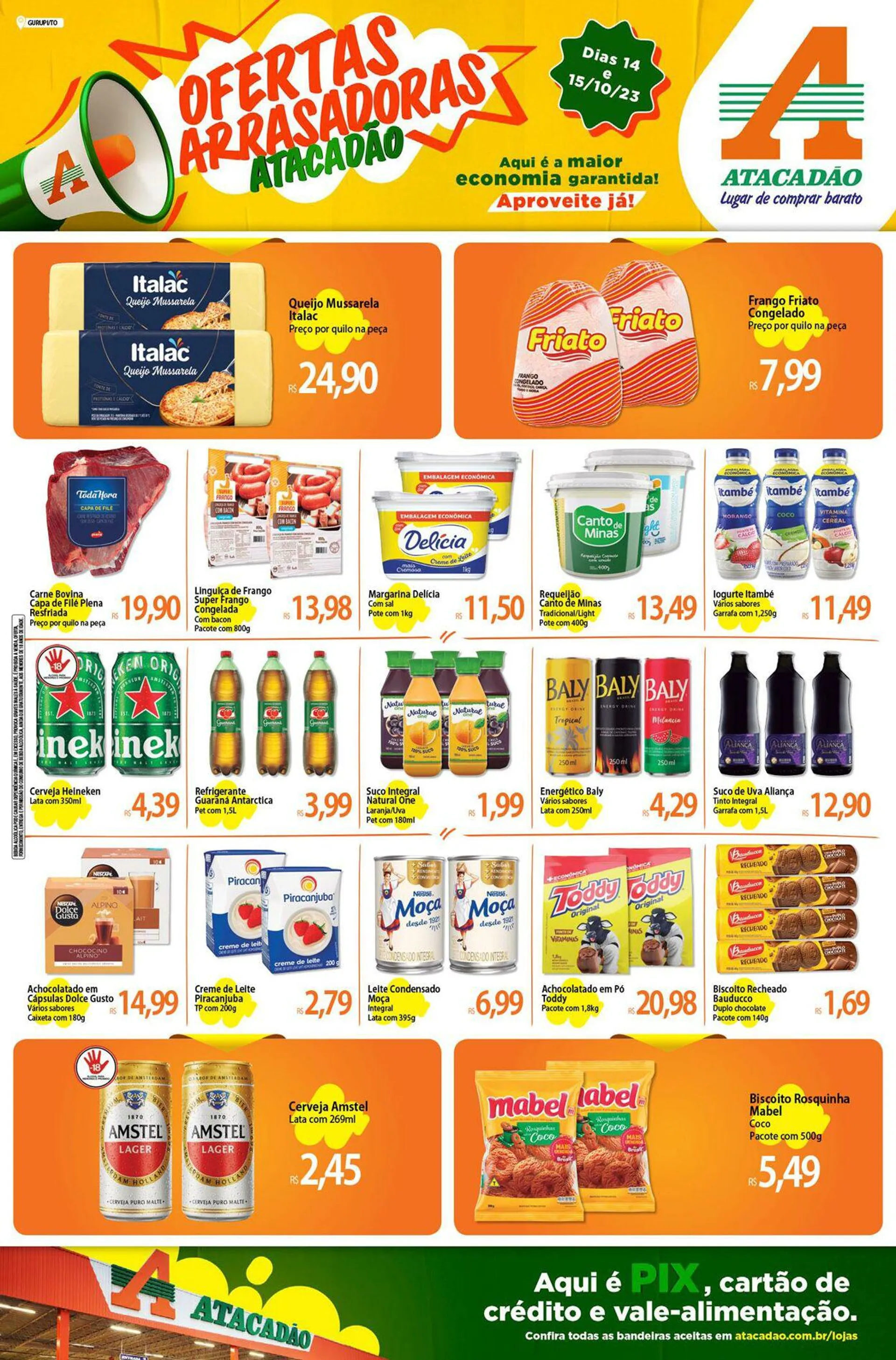 Encarte de Atacadão - TO - Gurupi 14 de outubro até 15 de outubro 2023 - Pagina 1