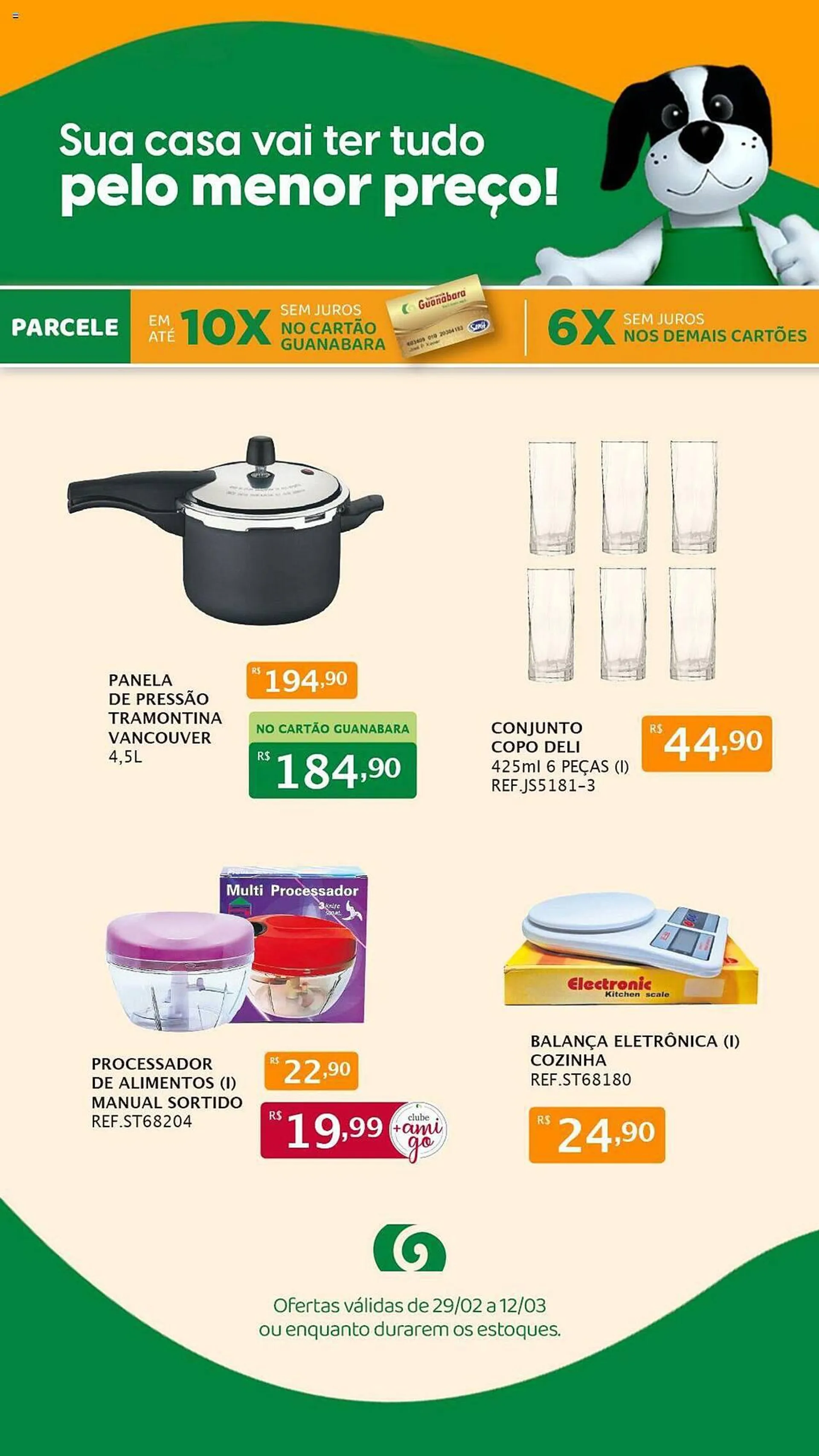 Encarte de Catálogo Supermercados Guanabara 29 de fevereiro até 29 de fevereiro 2024 - Pagina 