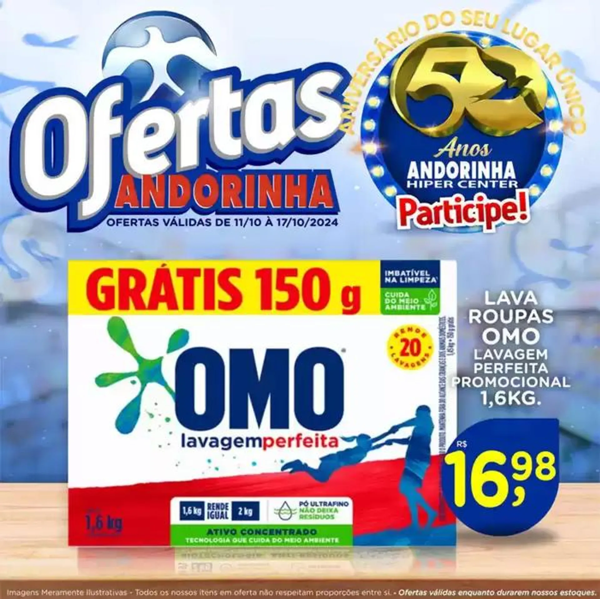 Encarte de Andorinha Hipermercado OFERTAS 11 de outubro até 17 de outubro 2024 - Pagina 50