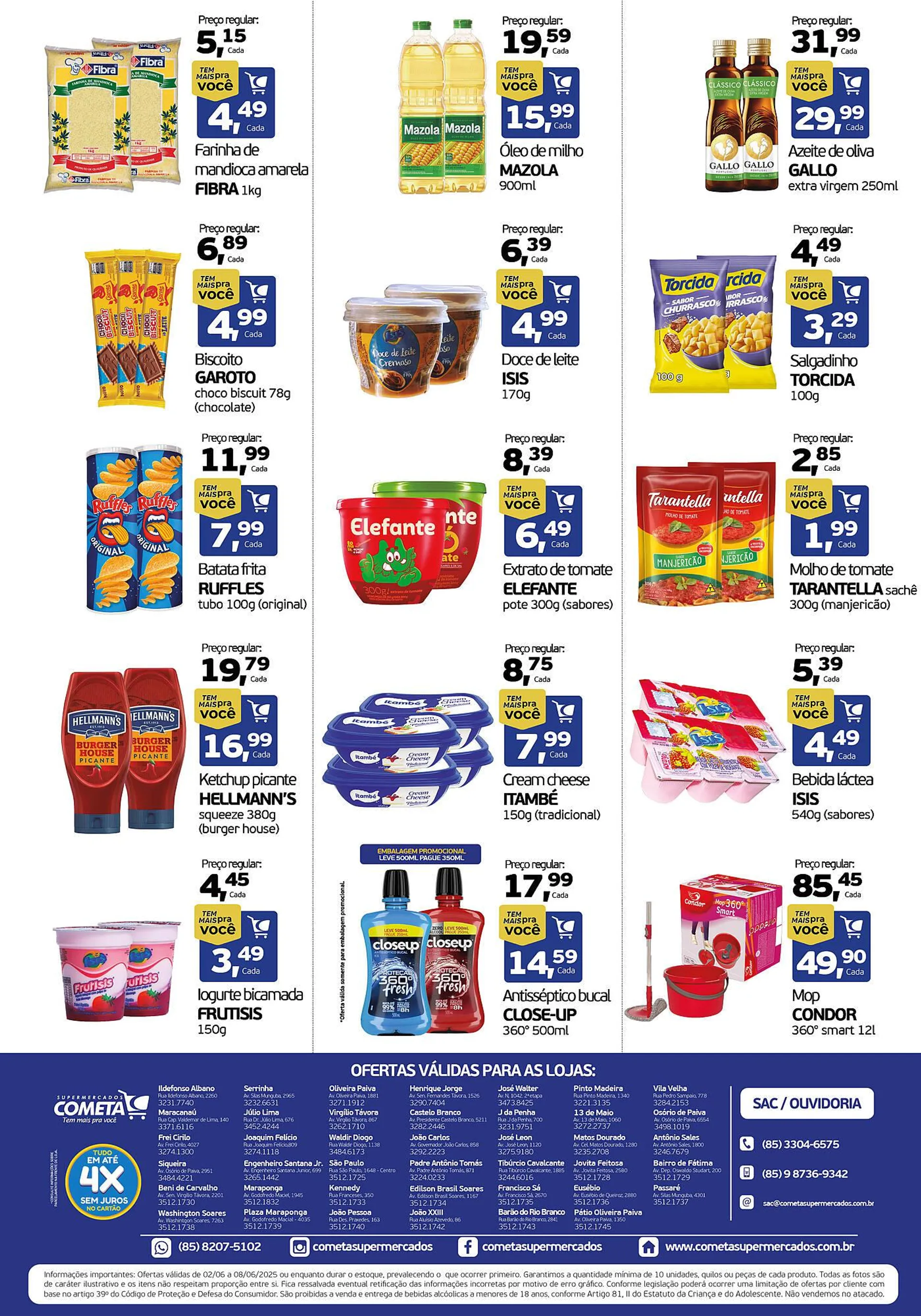 Encarte de Catálogo Cometa Supermercados 2 de junho até 8 de junho 2025 - Pagina 2