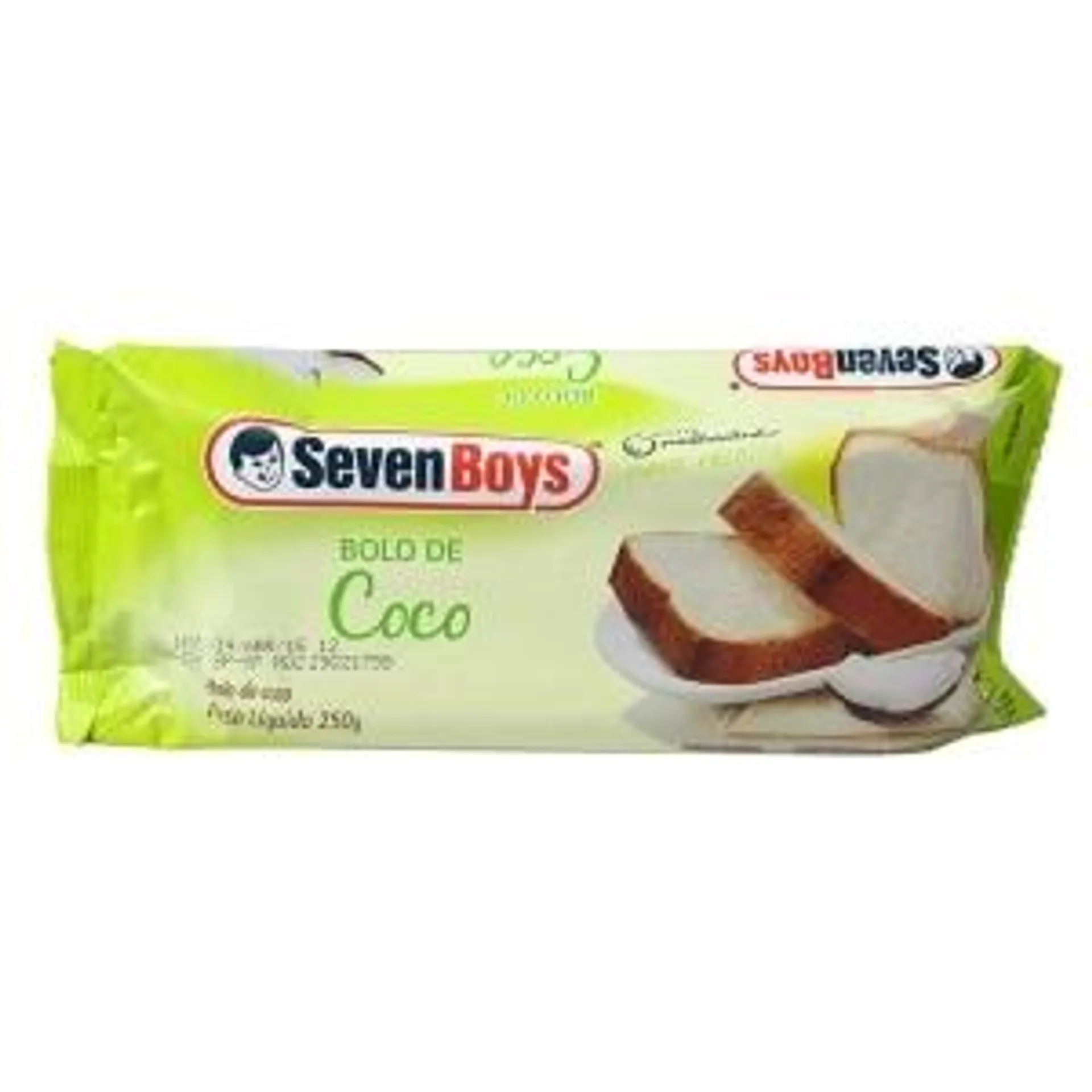 Bolo de Coco Seven Boys 250g