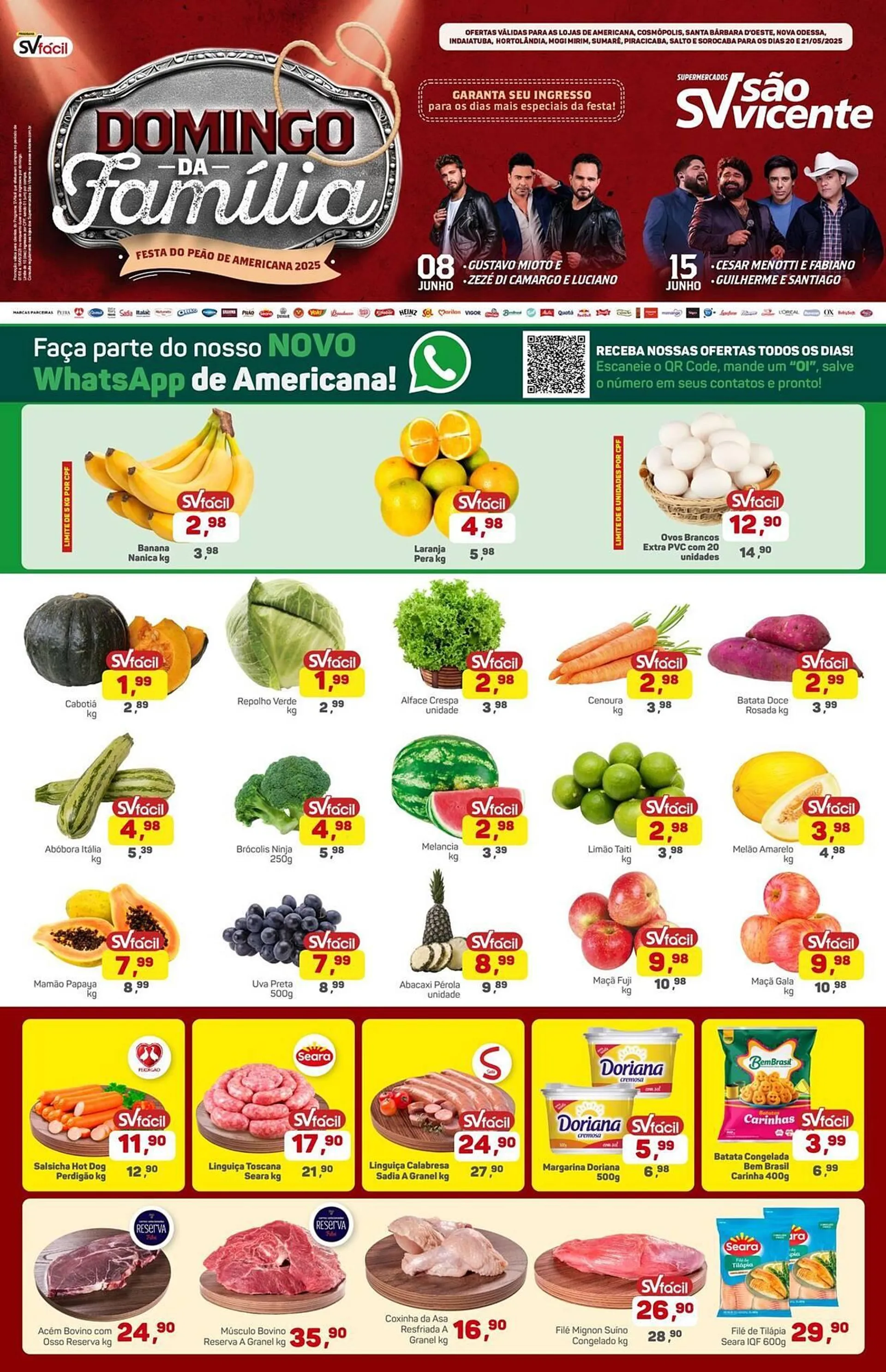 Encarte de Catálogo Supermercados São Vicente 20 de maio até 21 de maio 2025 - Pagina 1