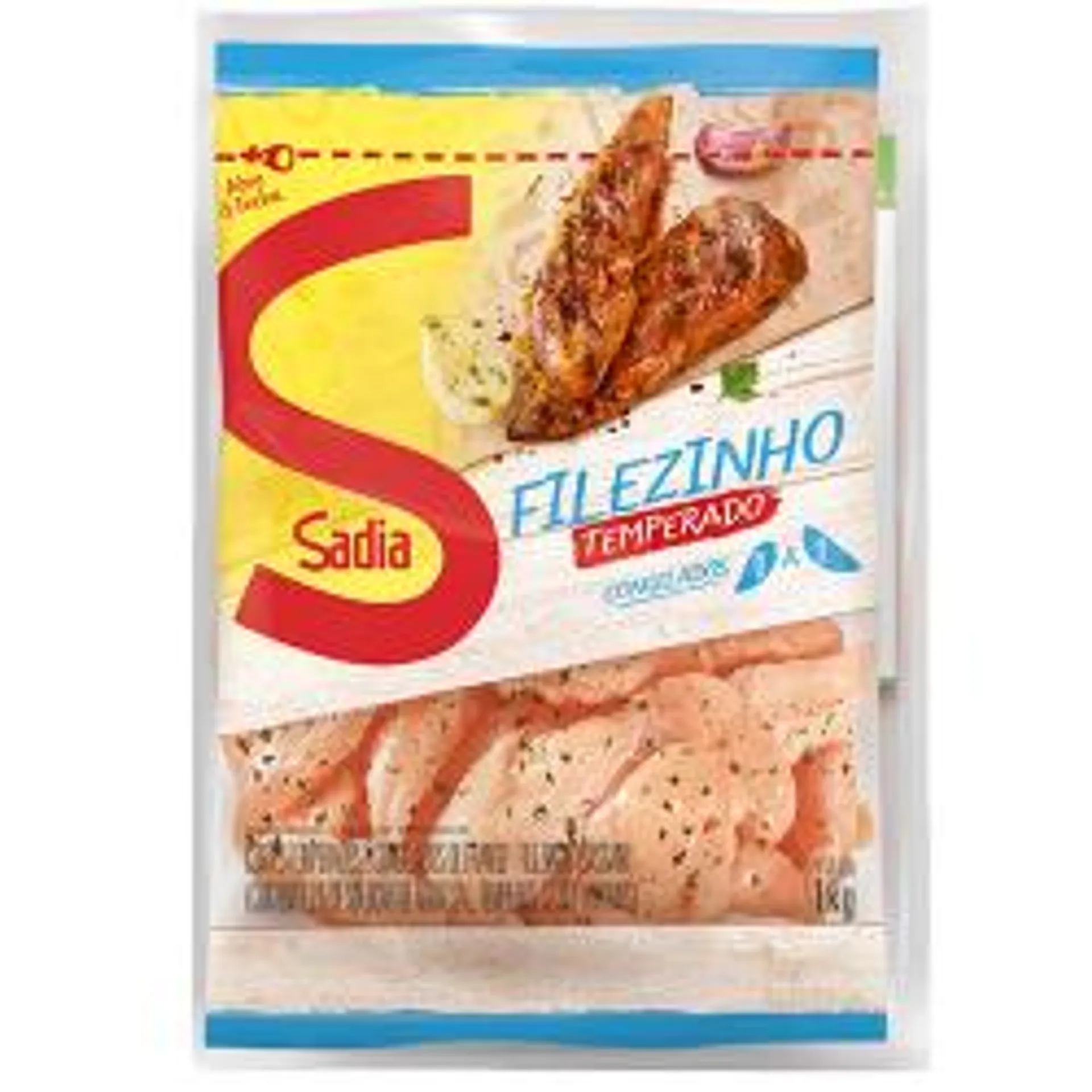 Filezinho Sadia Temperado Congelado 1kg