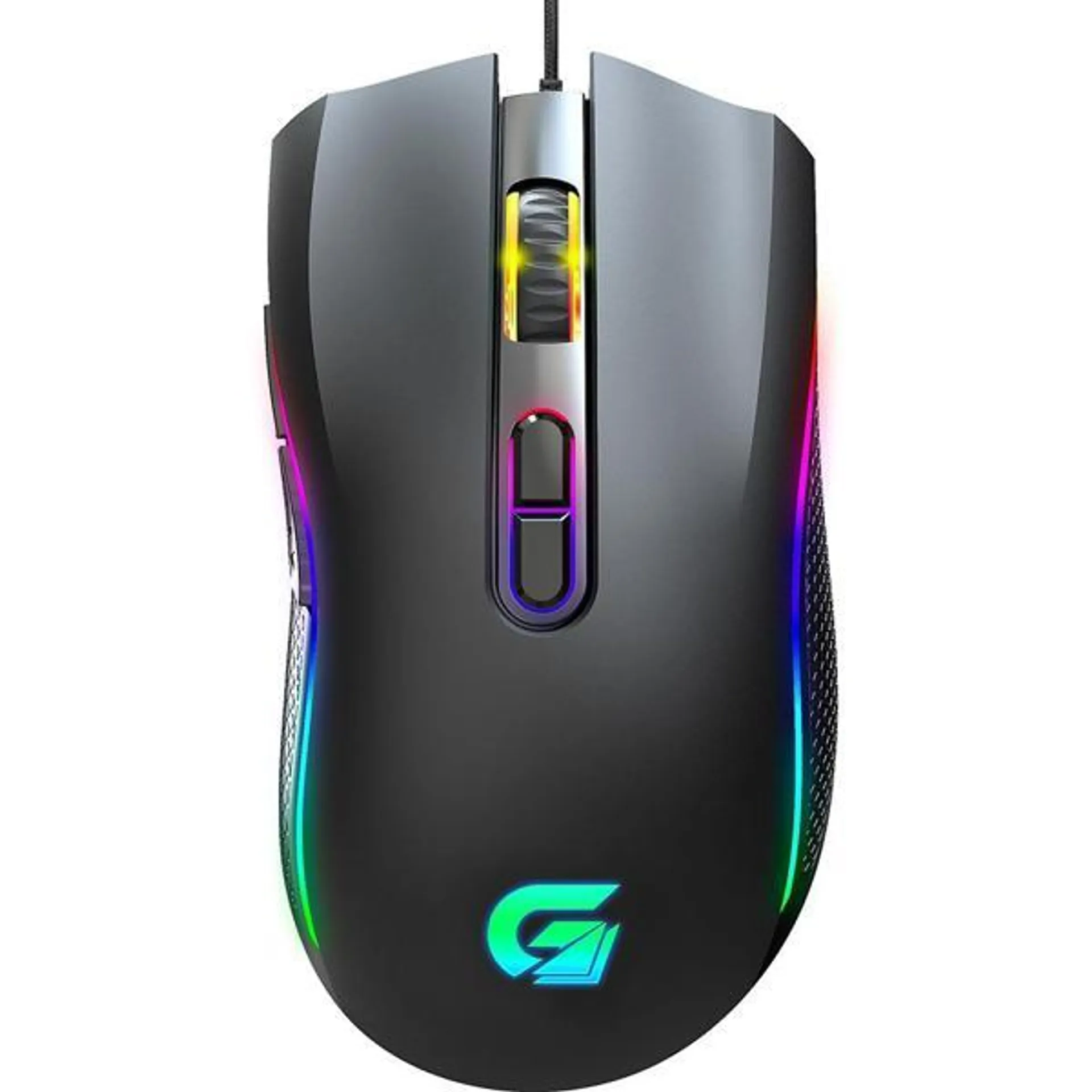 Mouse Gamer com fio USB RGB Blackhawk Fortrek - CX 1 UN