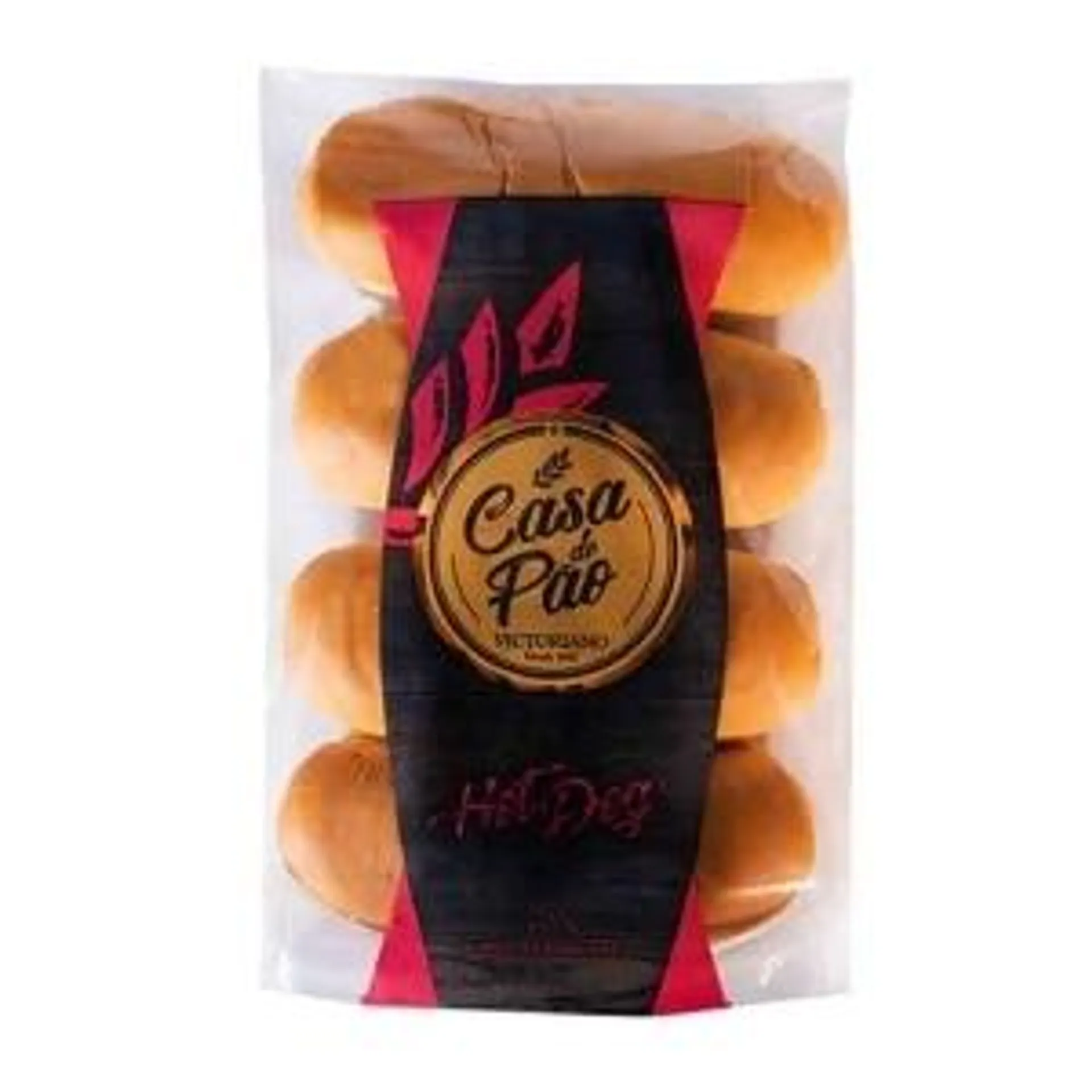 Pão de Hot Dog Casa do Pão 200g