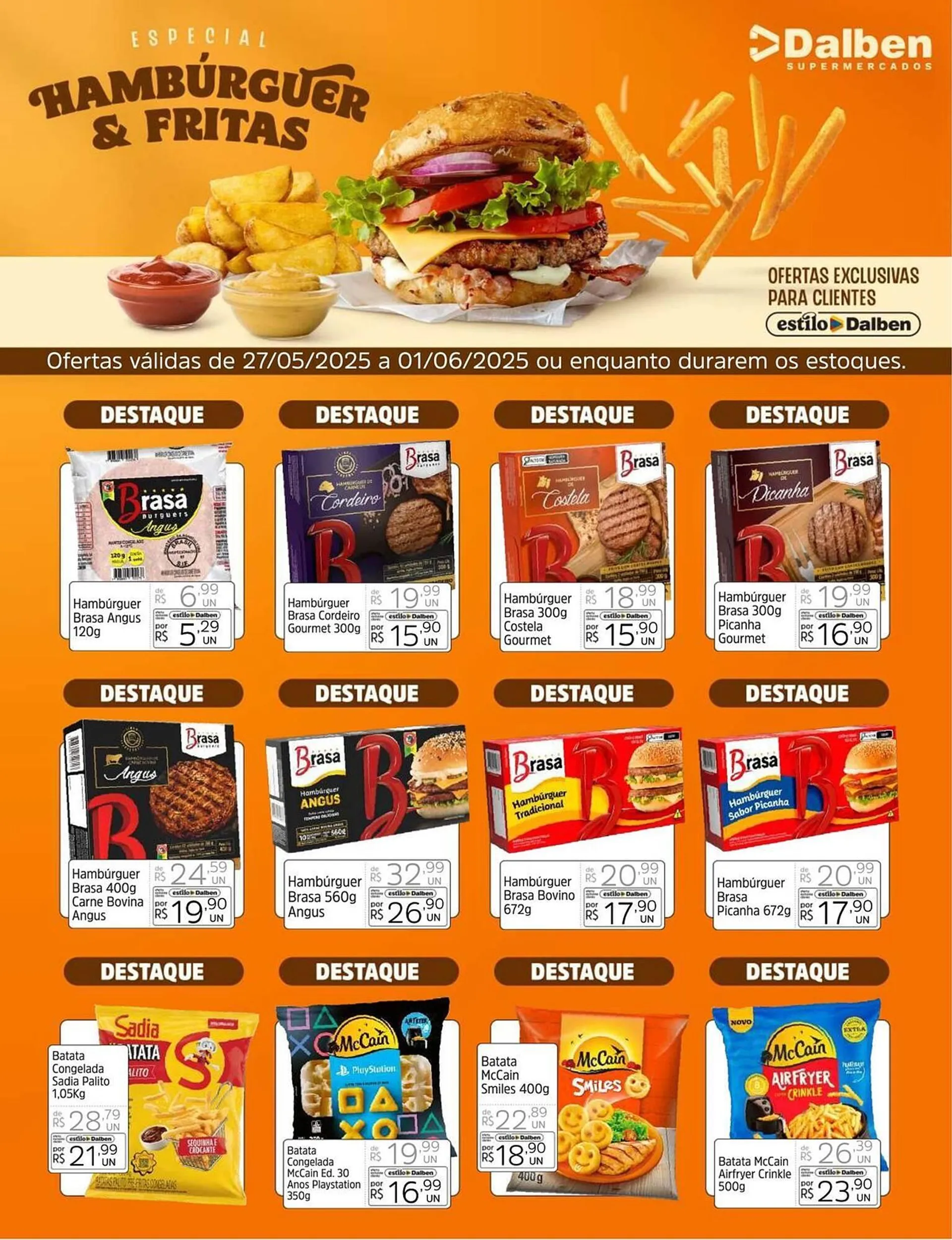 Encarte de Catálogo Supermercado Dalben 27 de maio até 1 de junho 2025 - Pagina 1