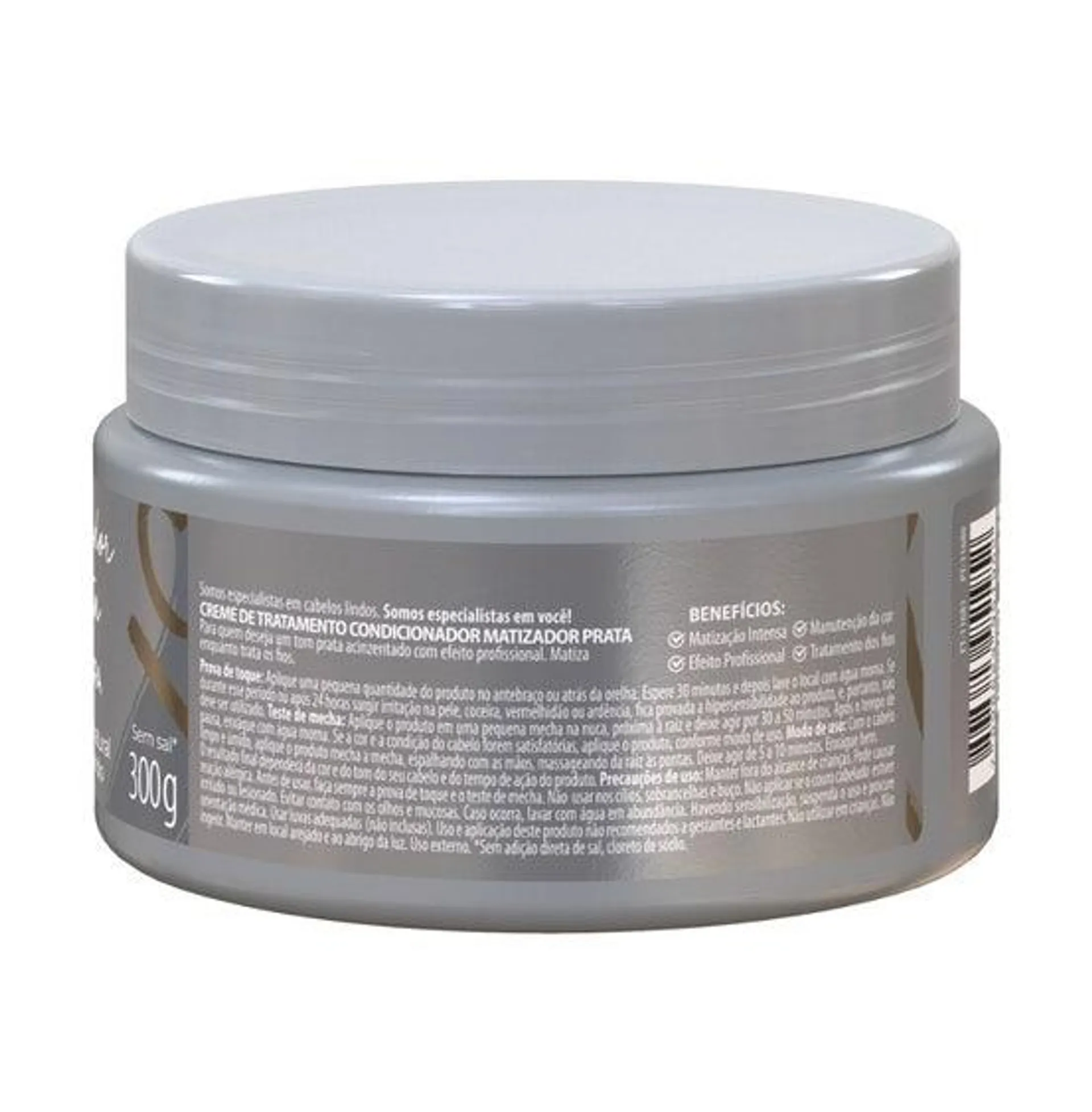 Máscara Meu Liso Matizador Prata Salon Line 300g