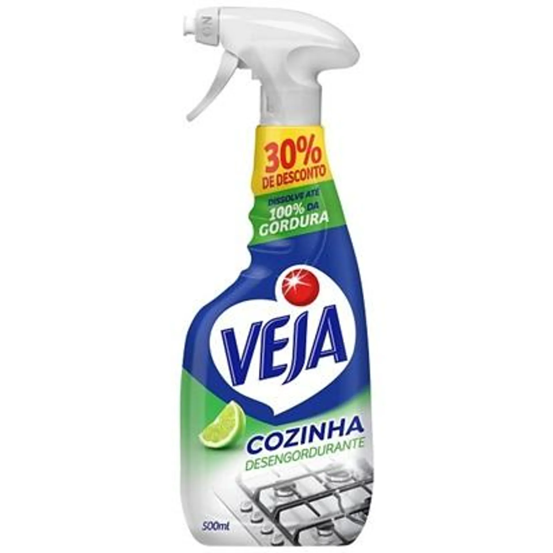 Desengordurante para Cozinha 500ml Limão Gatilho 1 UN Veja