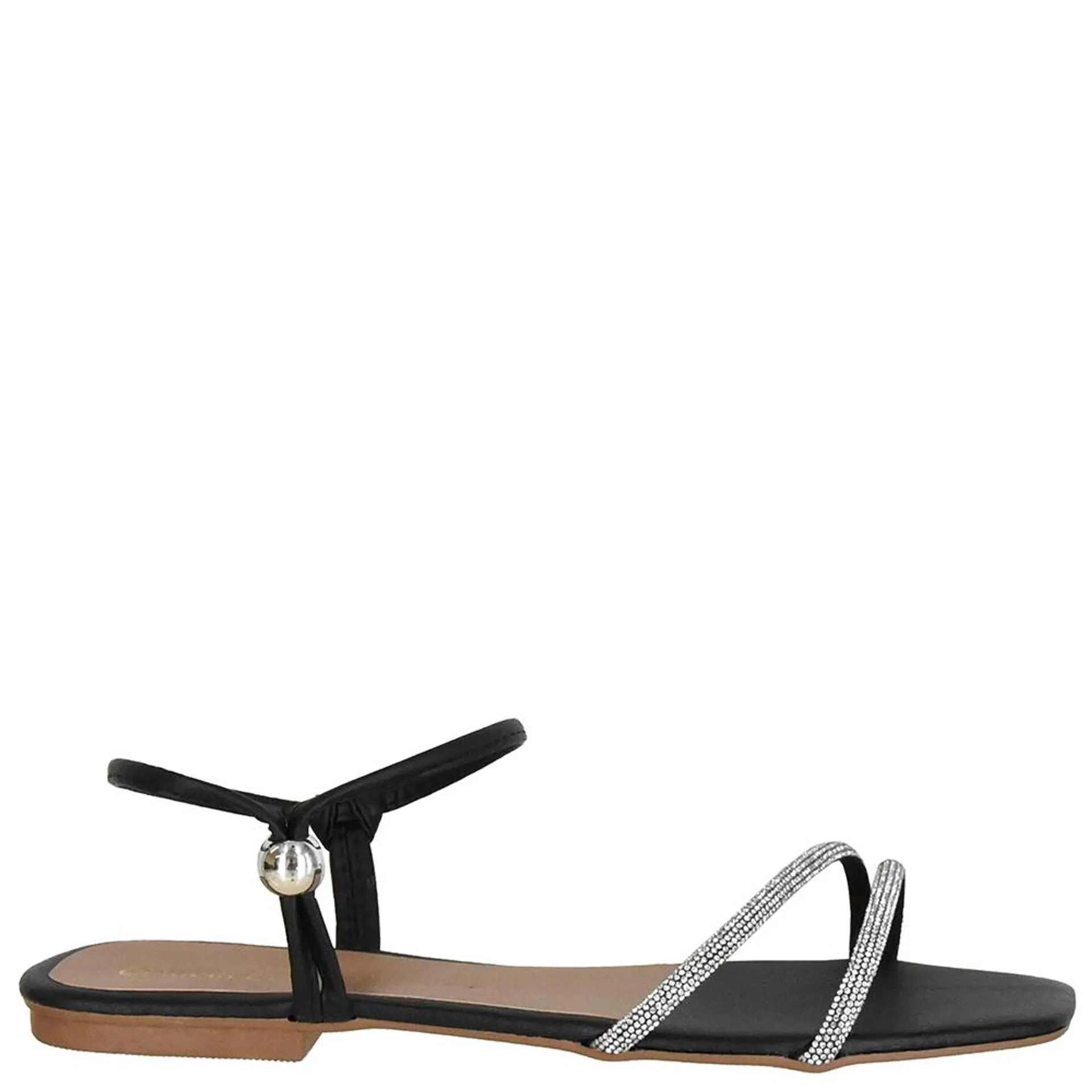 SANDALIA BAIXA STRASS REGULADOR GLAUCIA COSTA