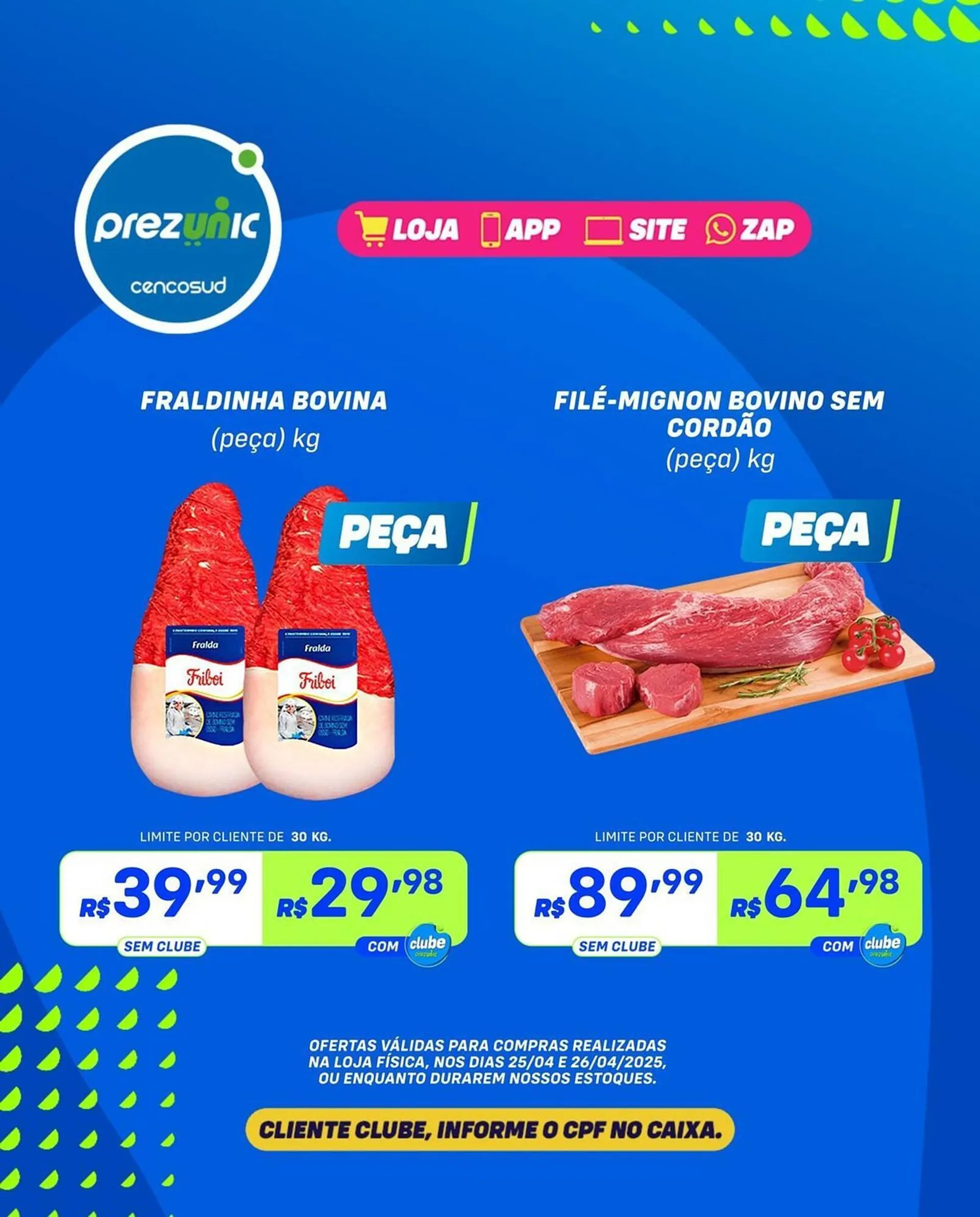 Encarte de Catálogo Prezunic 25 de abril até 26 de abril 2025 - Pagina 3