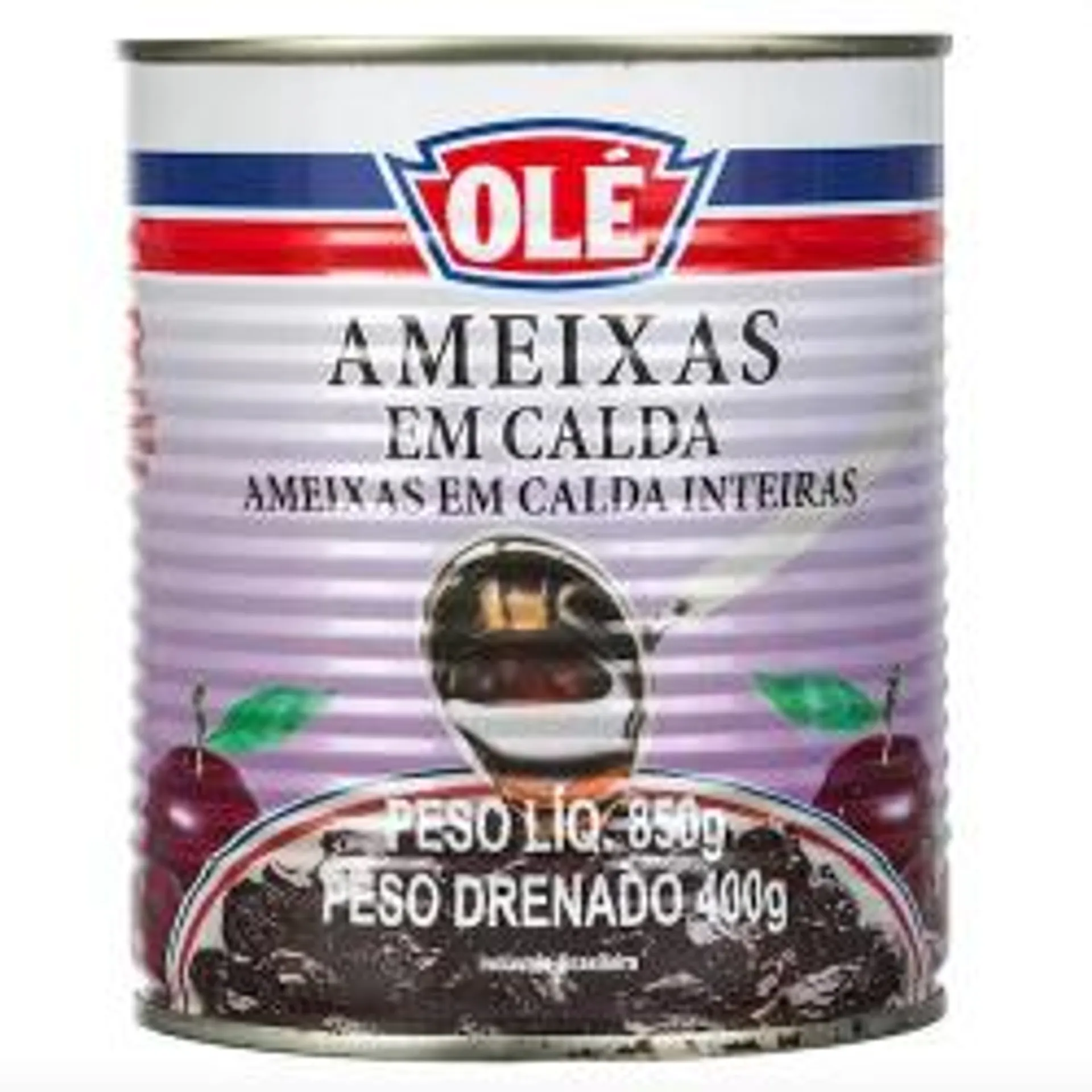 Ameixas Em Calda Olé 400g