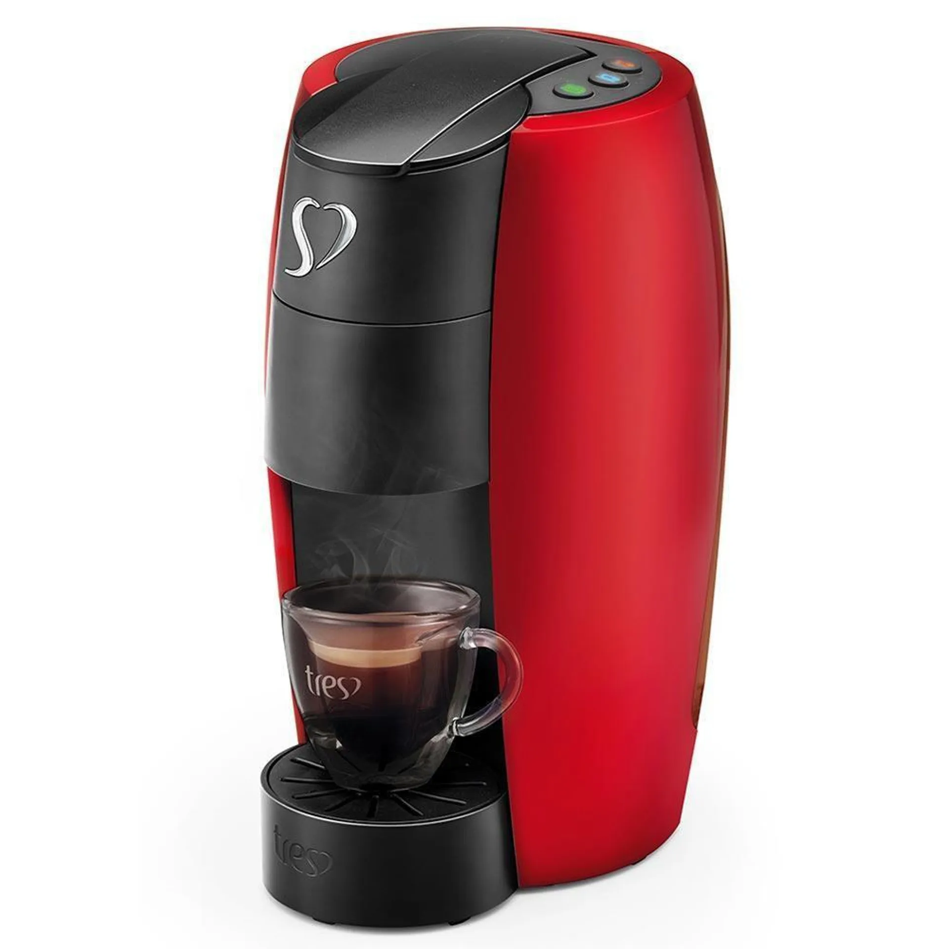 Cafeteira Espresso LOV Vermelha Automática - TRES 3 Corações - 110v