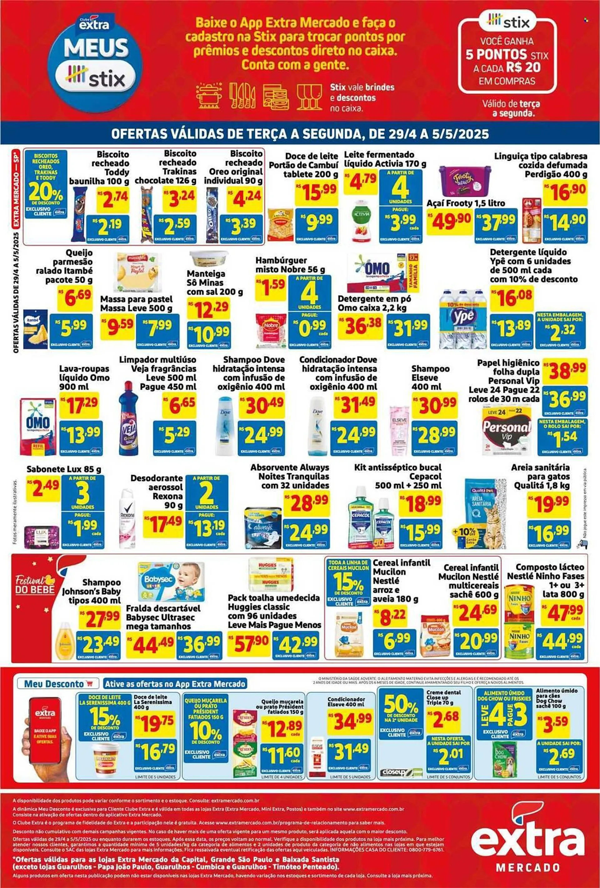 Encarte de Catálogo Mercado Extra 29 de abril até 5 de maio 2025 - Pagina 2