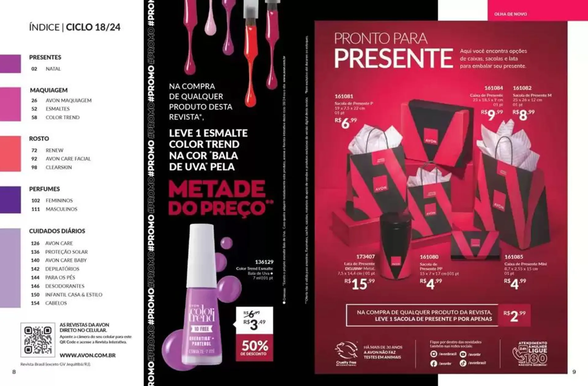 Encarte de Avon Cosméticos  1 de outubro até 31 de outubro 2024 - Pagina 45