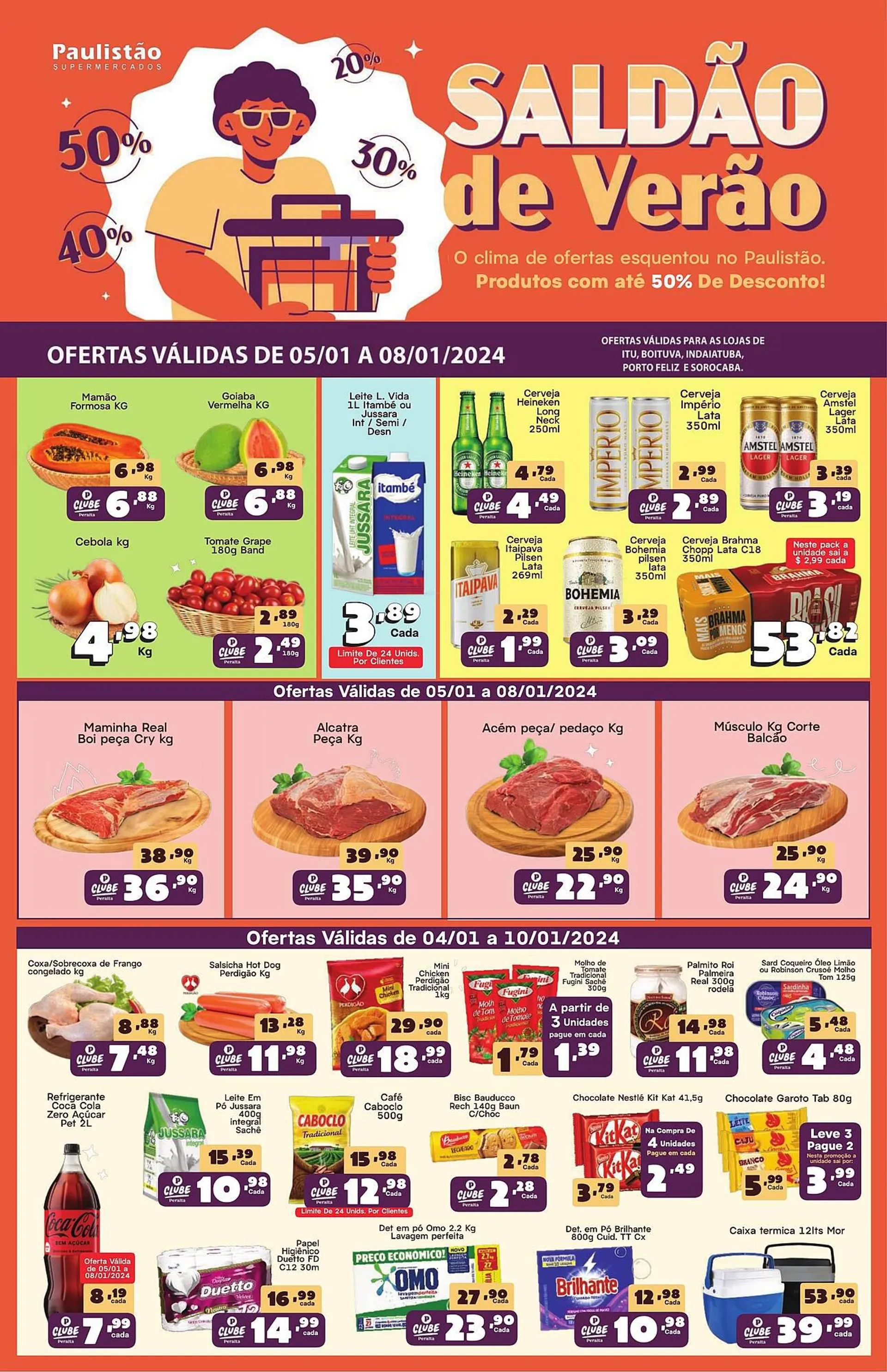 Encarte de Catálogo Paulistão Supermercados 9 de janeiro até 10 de janeiro 2024 - Pagina 