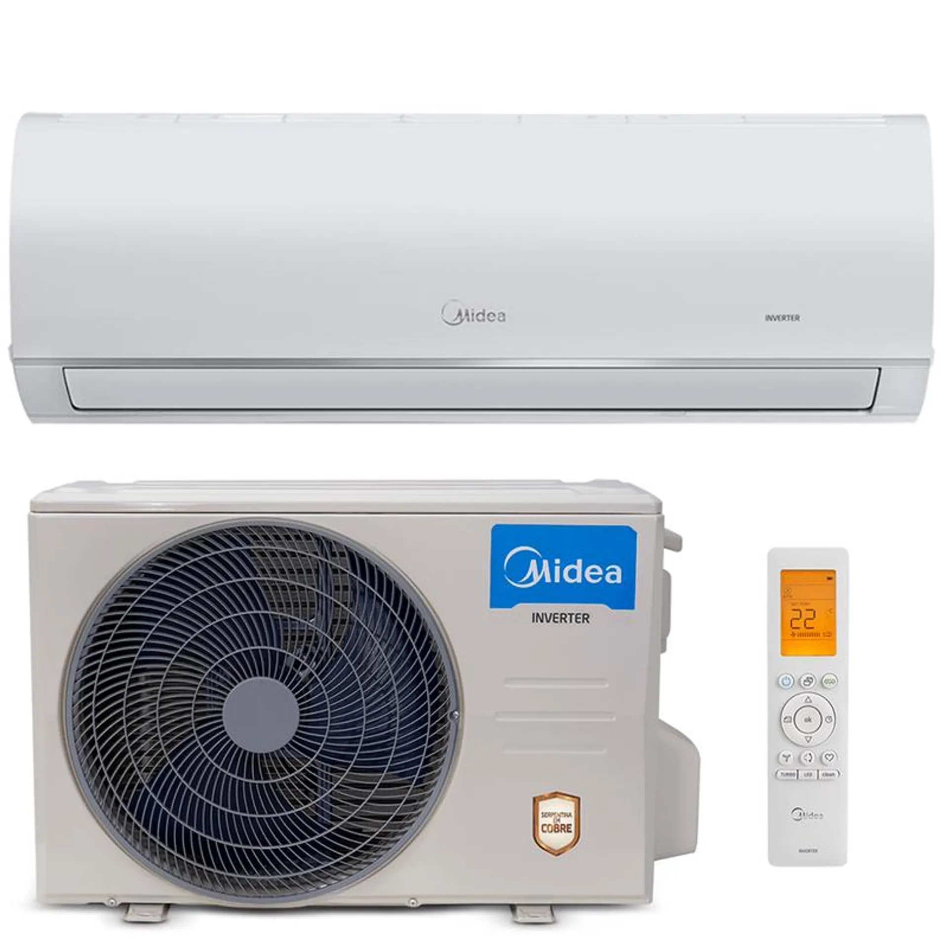 Ar-Condicionado Midea Connect 12.000 BTU/h Frio 38AFVCI12M8